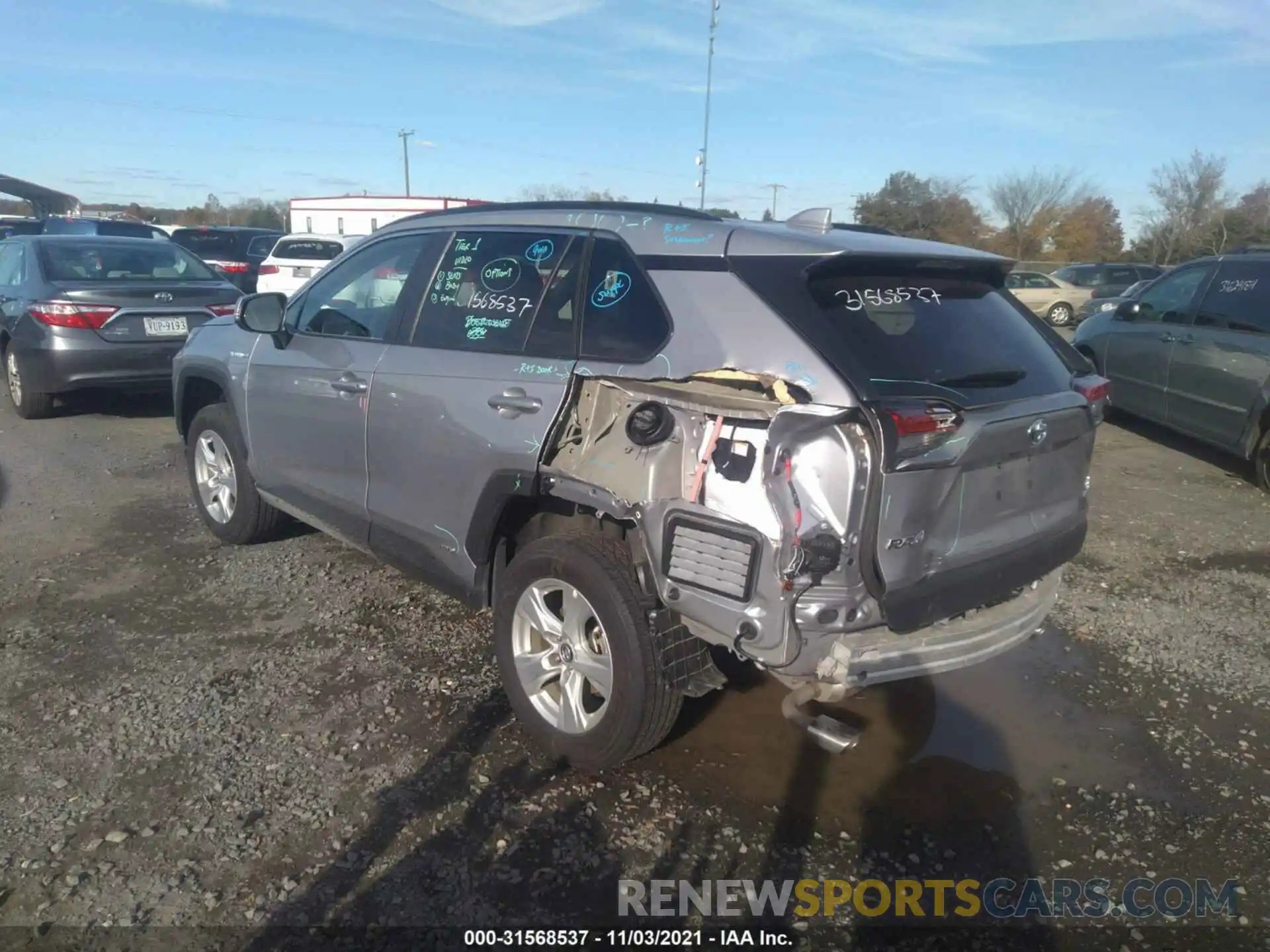 3 Photograph of a damaged car 4T3R6RFV8MU011925 TOYOTA RAV4 2021