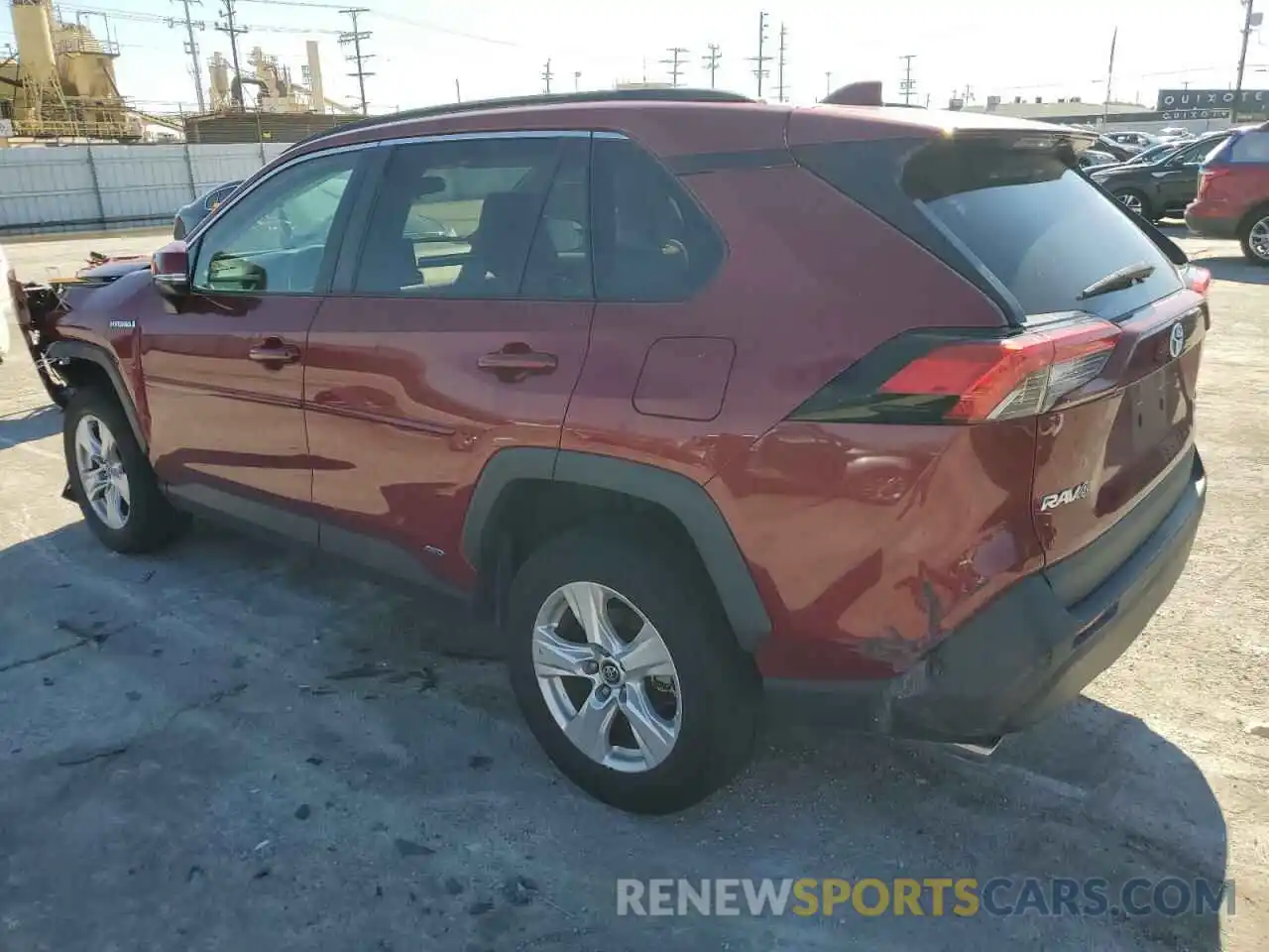 2 Photograph of a damaged car 4T3R6RFV8MU026103 TOYOTA RAV4 2021