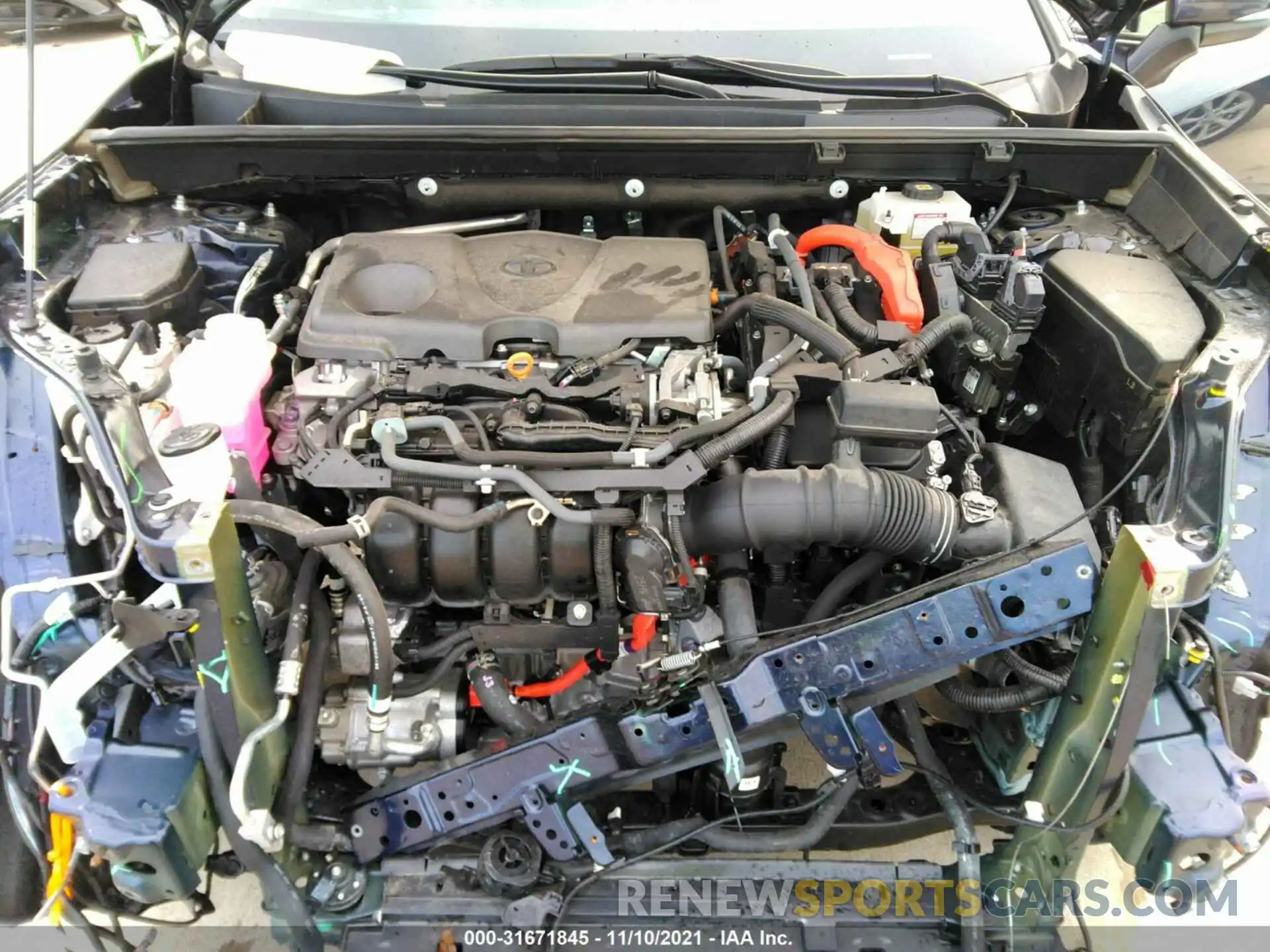 10 Фотография поврежденного автомобиля 4T3R6RFV9MU014252 TOYOTA RAV4 2021