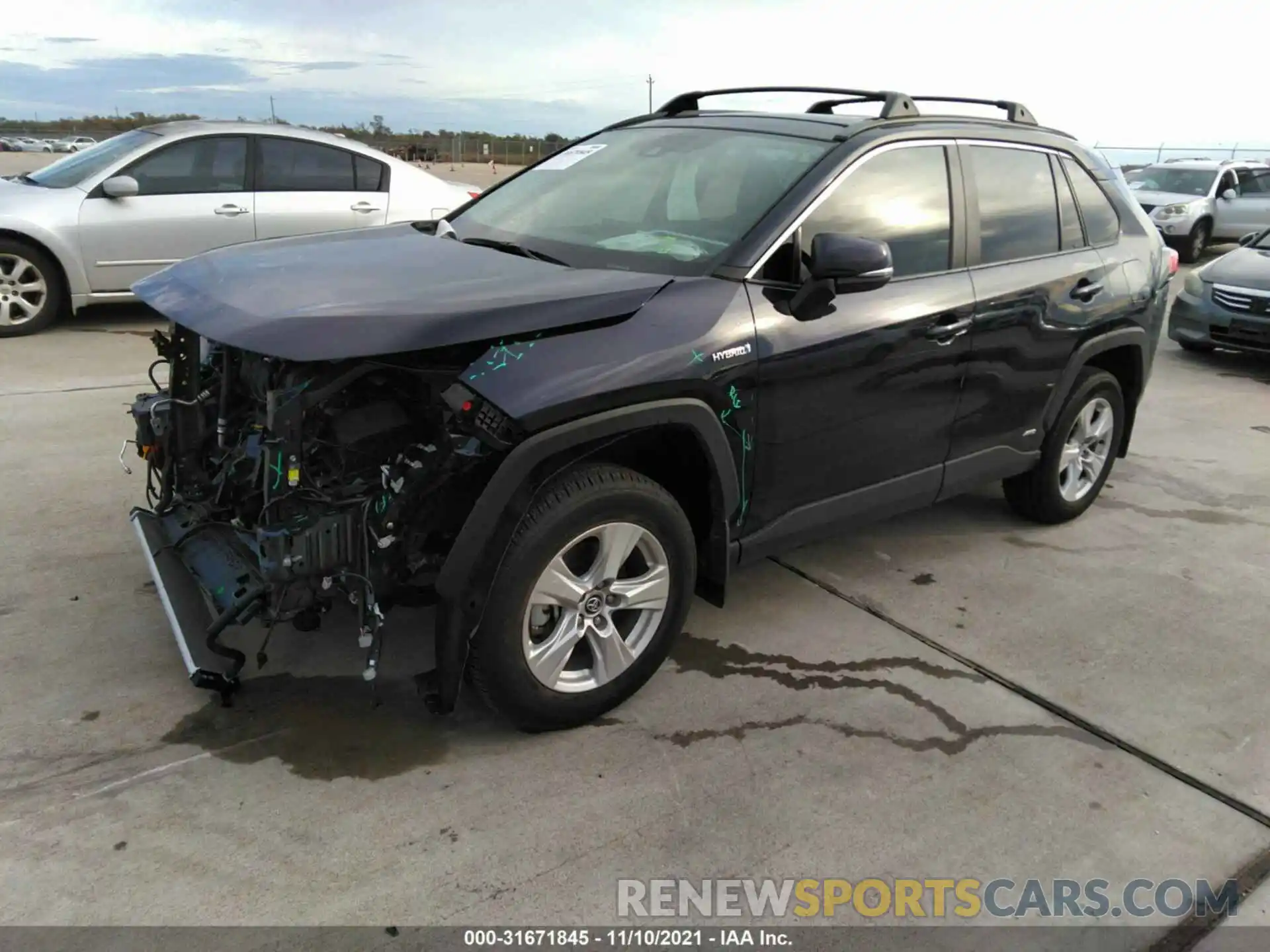 2 Фотография поврежденного автомобиля 4T3R6RFV9MU014252 TOYOTA RAV4 2021