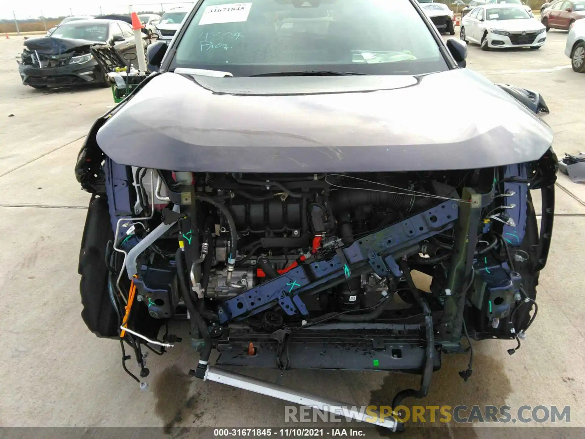 6 Фотография поврежденного автомобиля 4T3R6RFV9MU014252 TOYOTA RAV4 2021