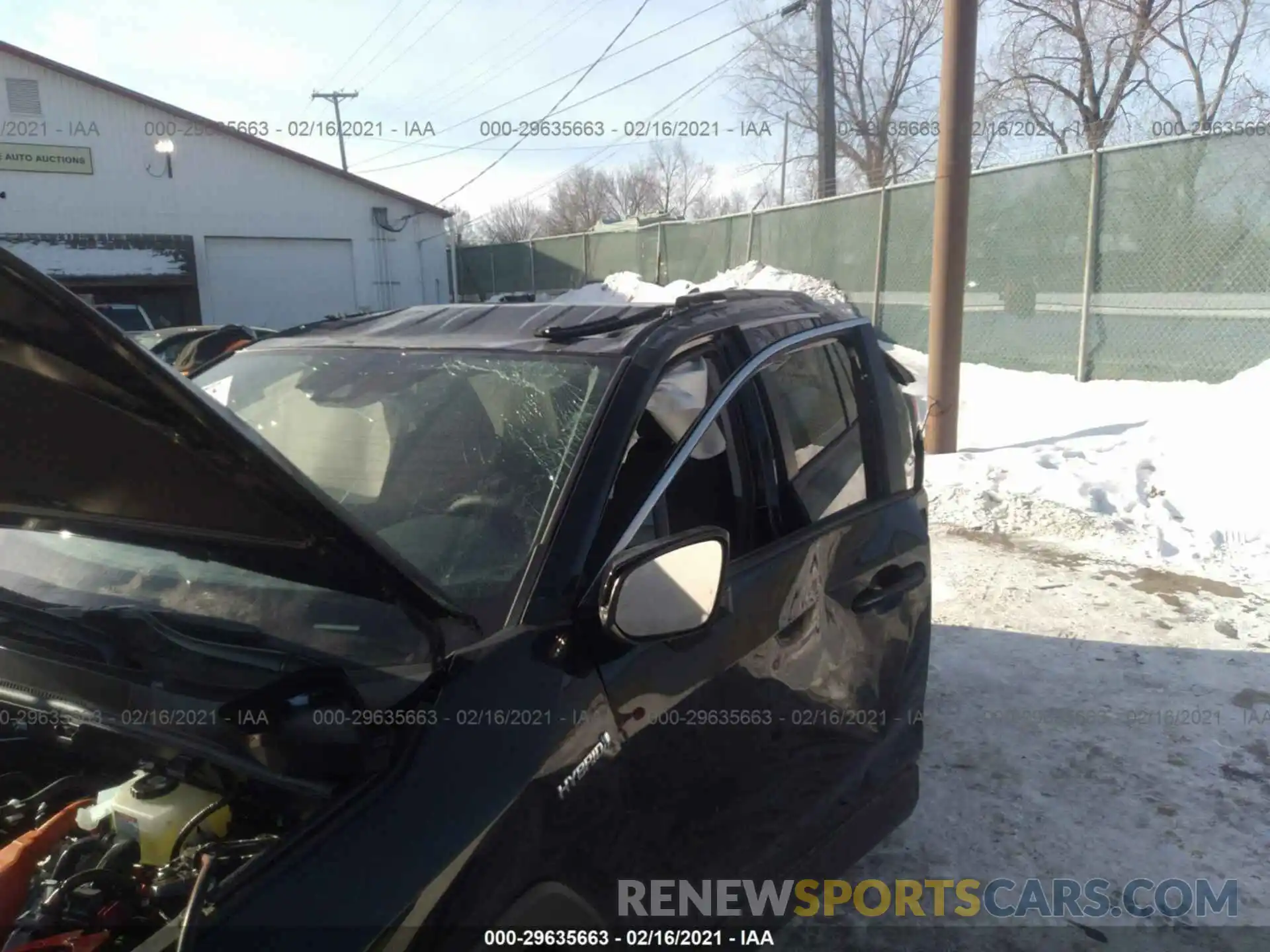 6 Photograph of a damaged car 4T3R6RFV9MU015319 TOYOTA RAV4 2021