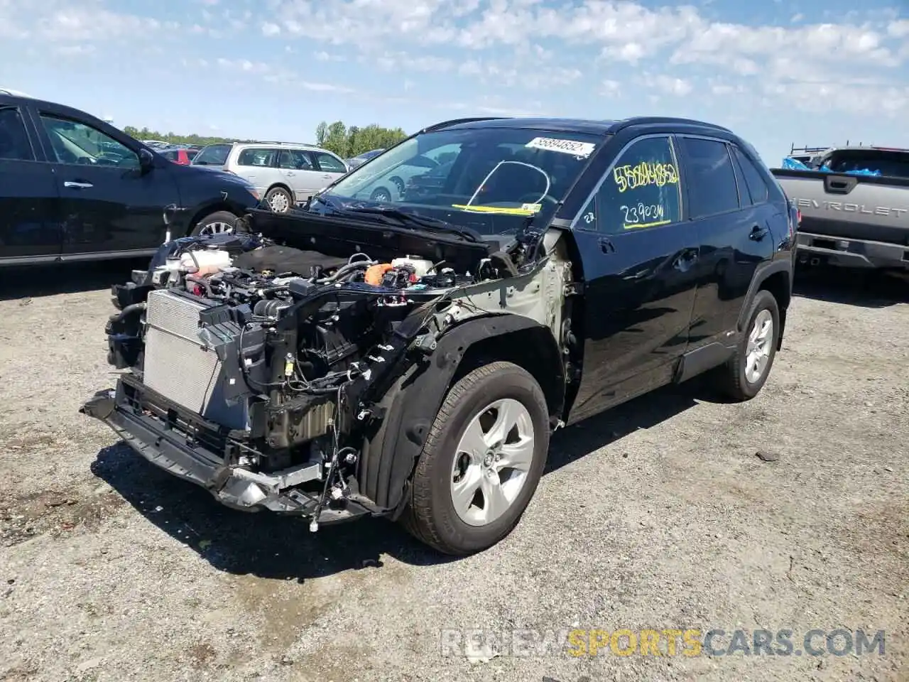 2 Photograph of a damaged car 4T3R6RFV9MU017877 TOYOTA RAV4 2021