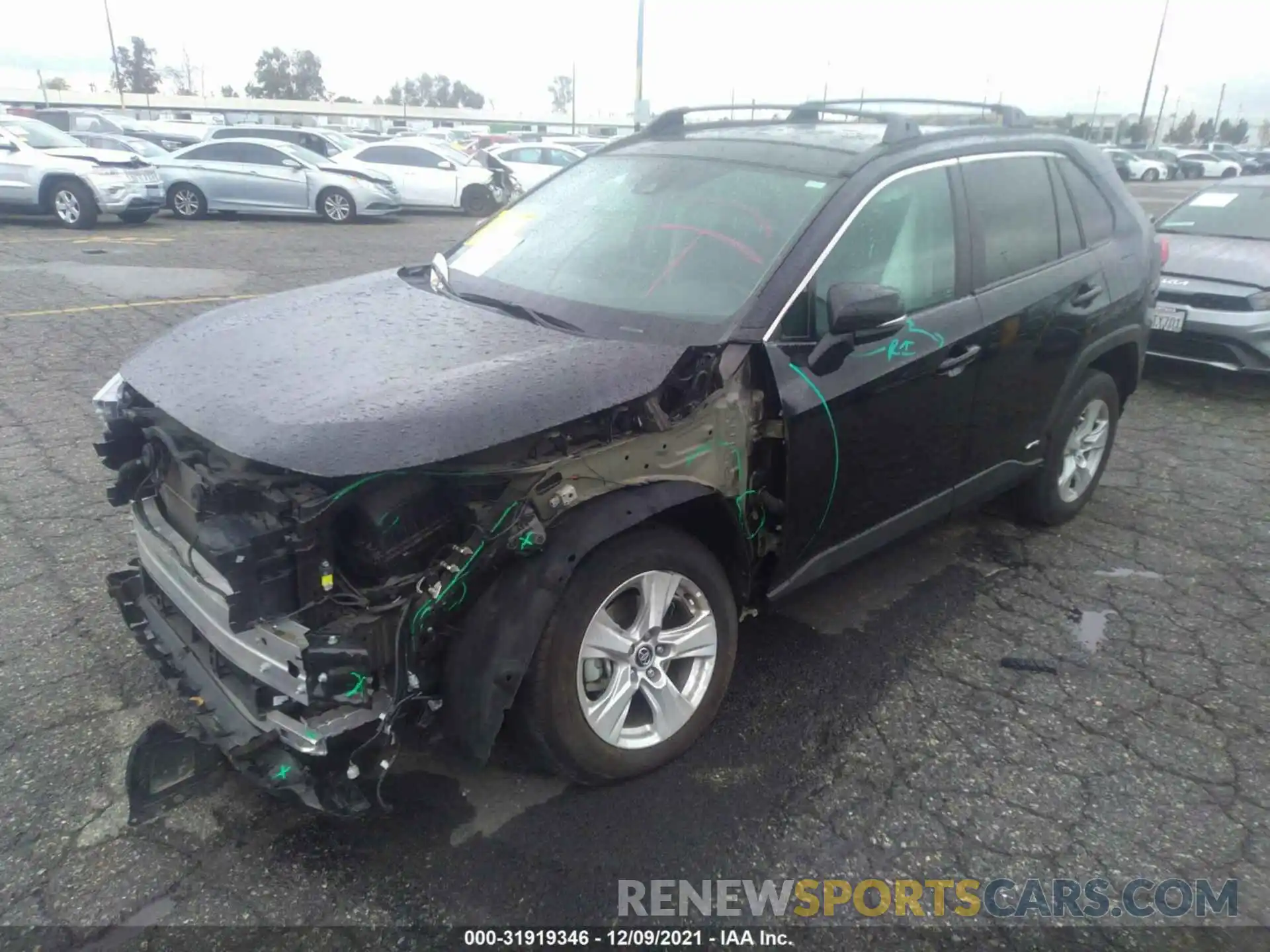 2 Photograph of a damaged car 4T3R6RFVXMU007911 TOYOTA RAV4 2021