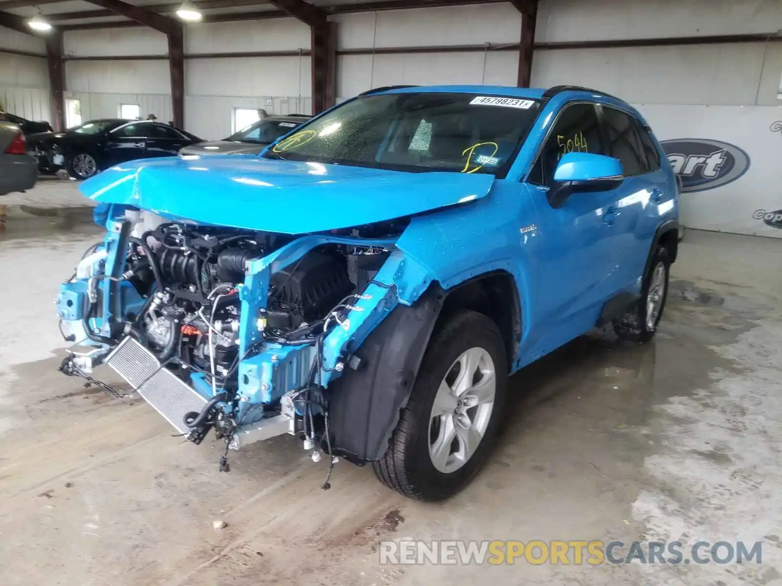 2 Photograph of a damaged car 4T3R6RFVXMU023350 TOYOTA RAV4 2021