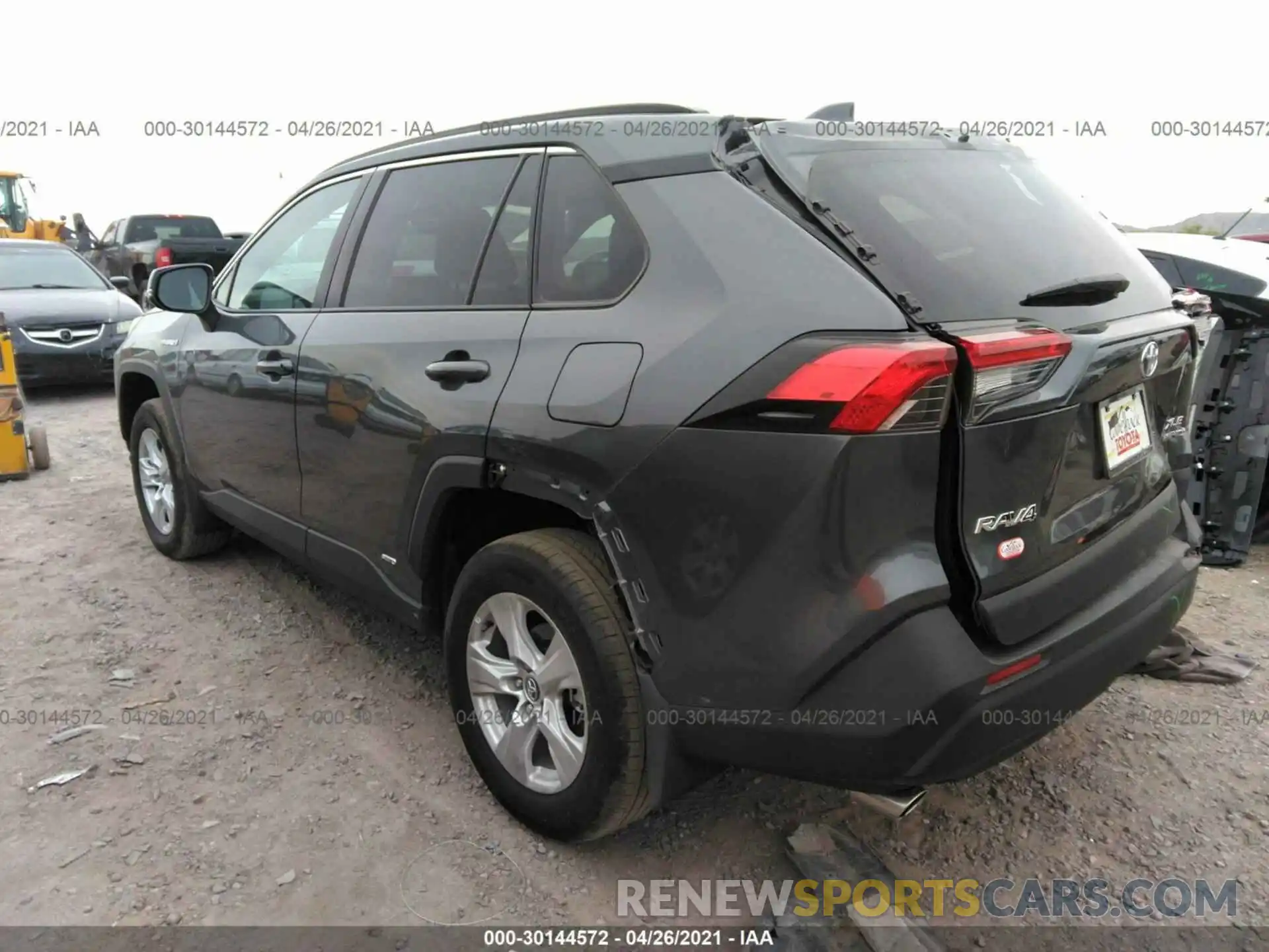 3 Photograph of a damaged car 4T3R6RFVXMU025356 TOYOTA RAV4 2021