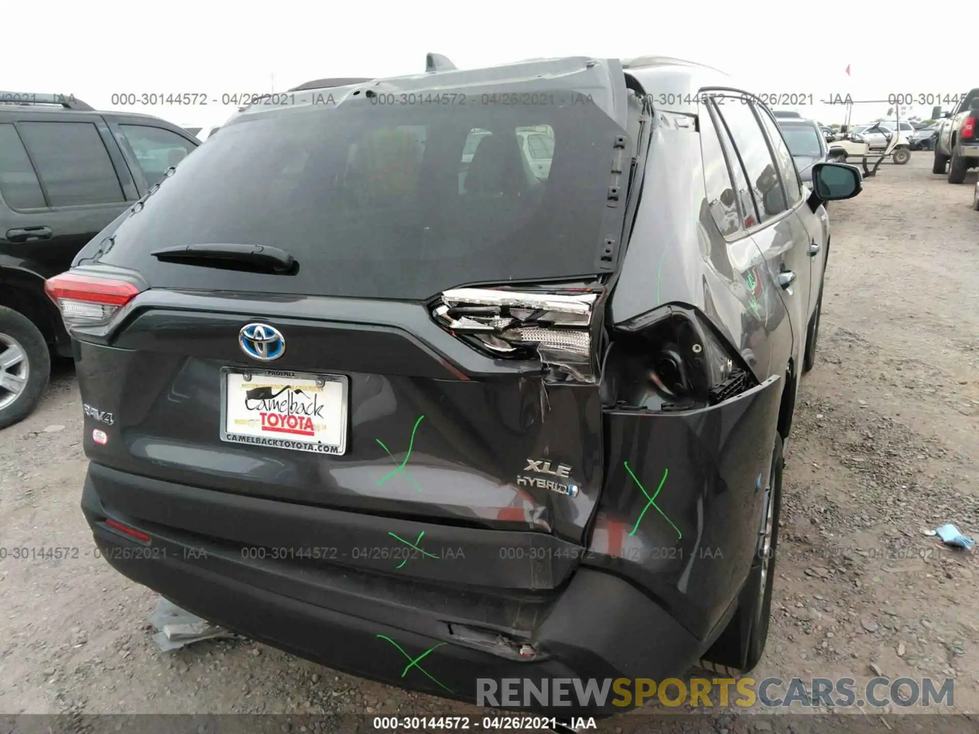 6 Photograph of a damaged car 4T3R6RFVXMU025356 TOYOTA RAV4 2021