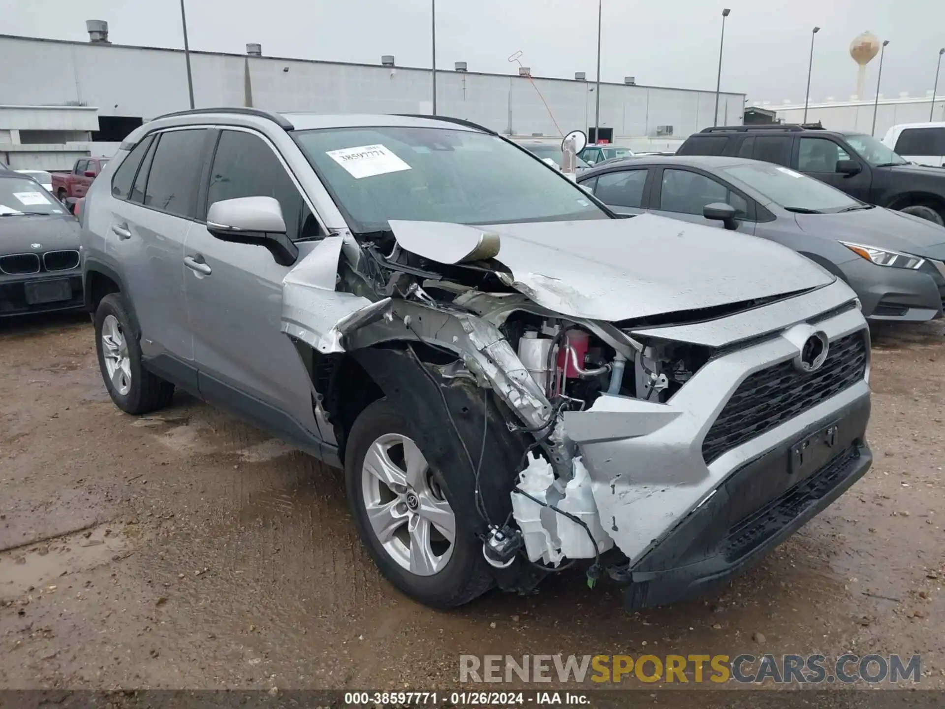 1 Photograph of a damaged car 4T3R6RFVXMU029424 TOYOTA RAV4 2021