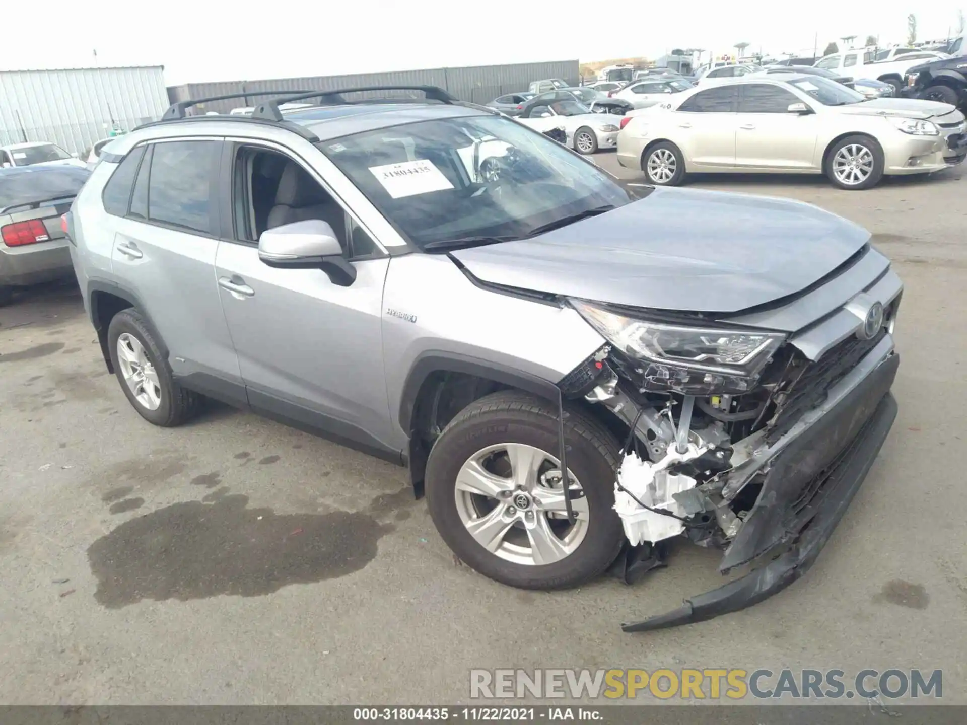 1 Photograph of a damaged car 4T3RWRFV0MU018092 TOYOTA RAV4 2021