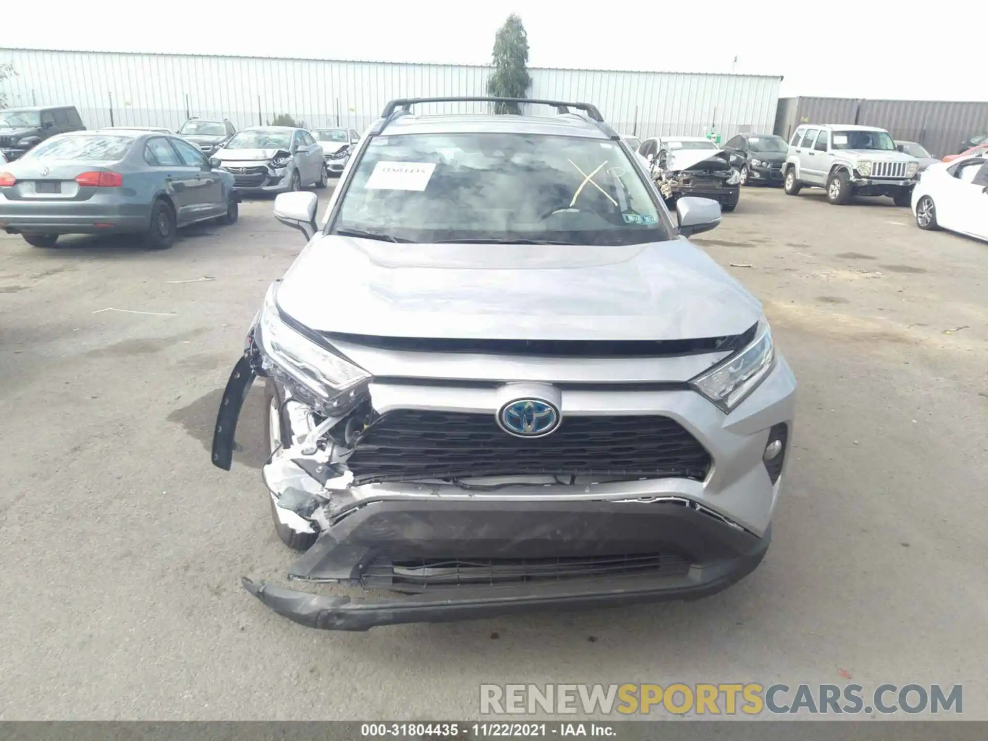 6 Фотография поврежденного автомобиля 4T3RWRFV0MU018092 TOYOTA RAV4 2021