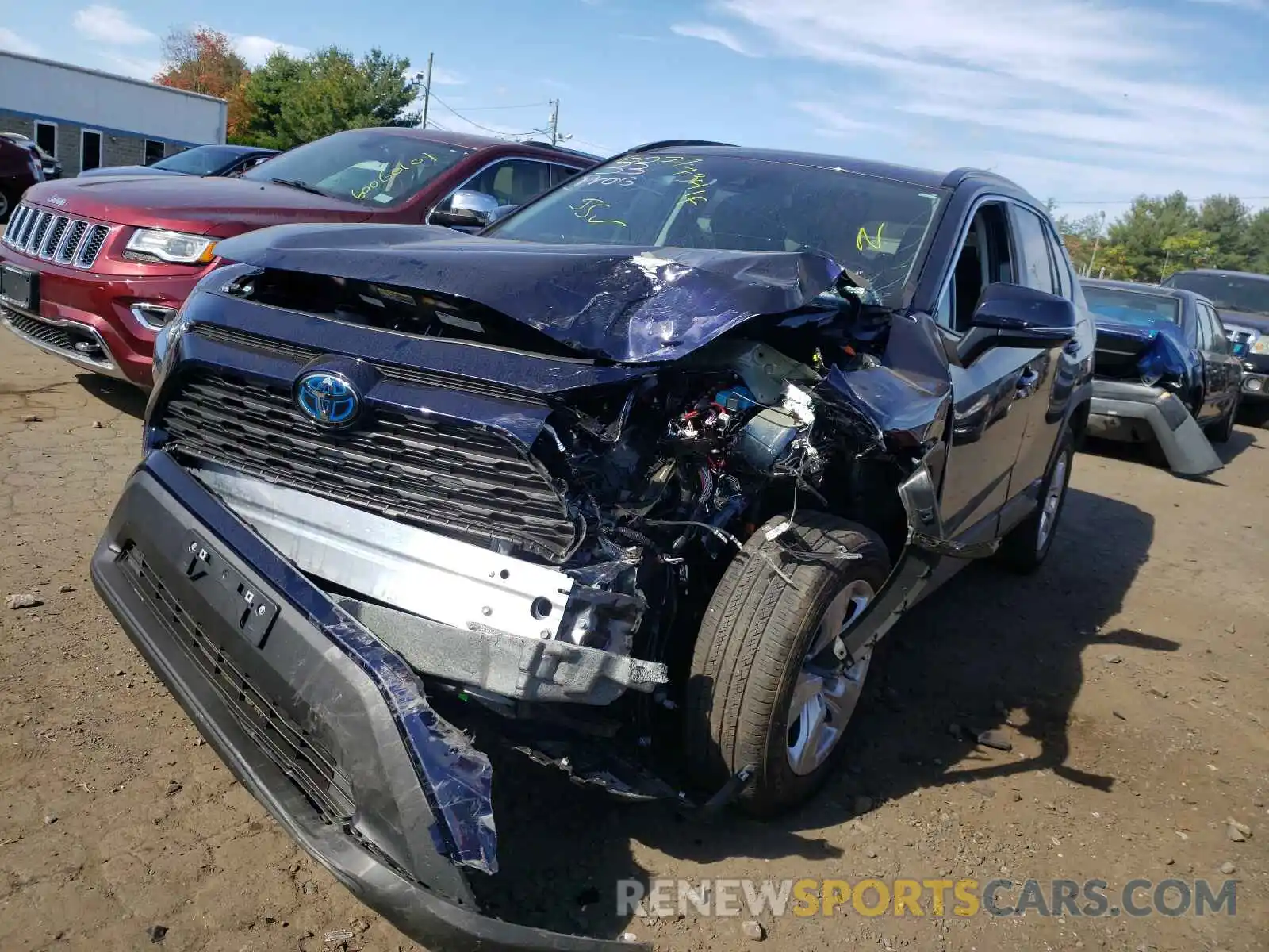 2 Photograph of a damaged car 4T3RWRFV0MU024183 TOYOTA RAV4 2021