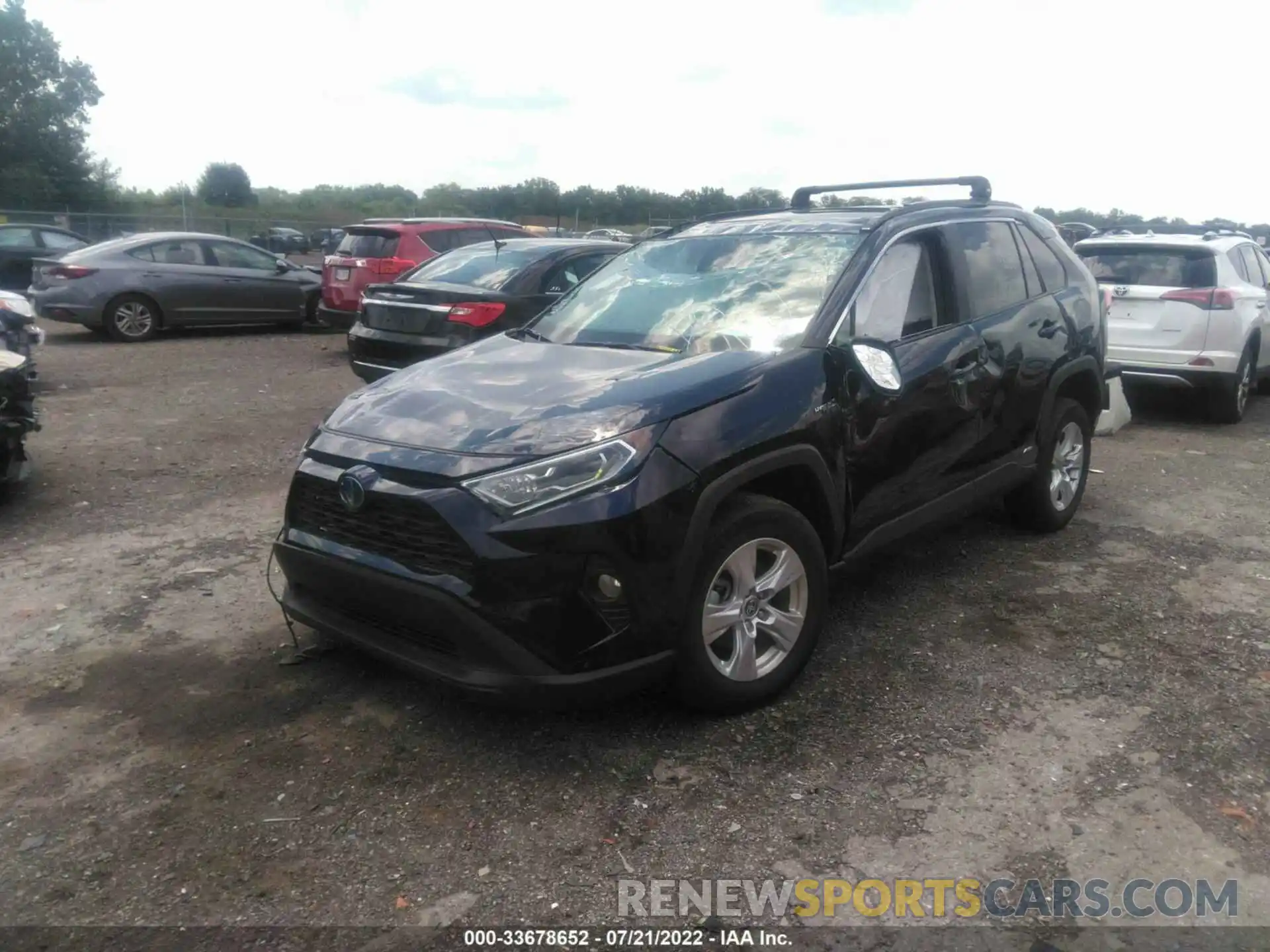 2 Photograph of a damaged car 4T3RWRFV0MU032350 TOYOTA RAV4 2021