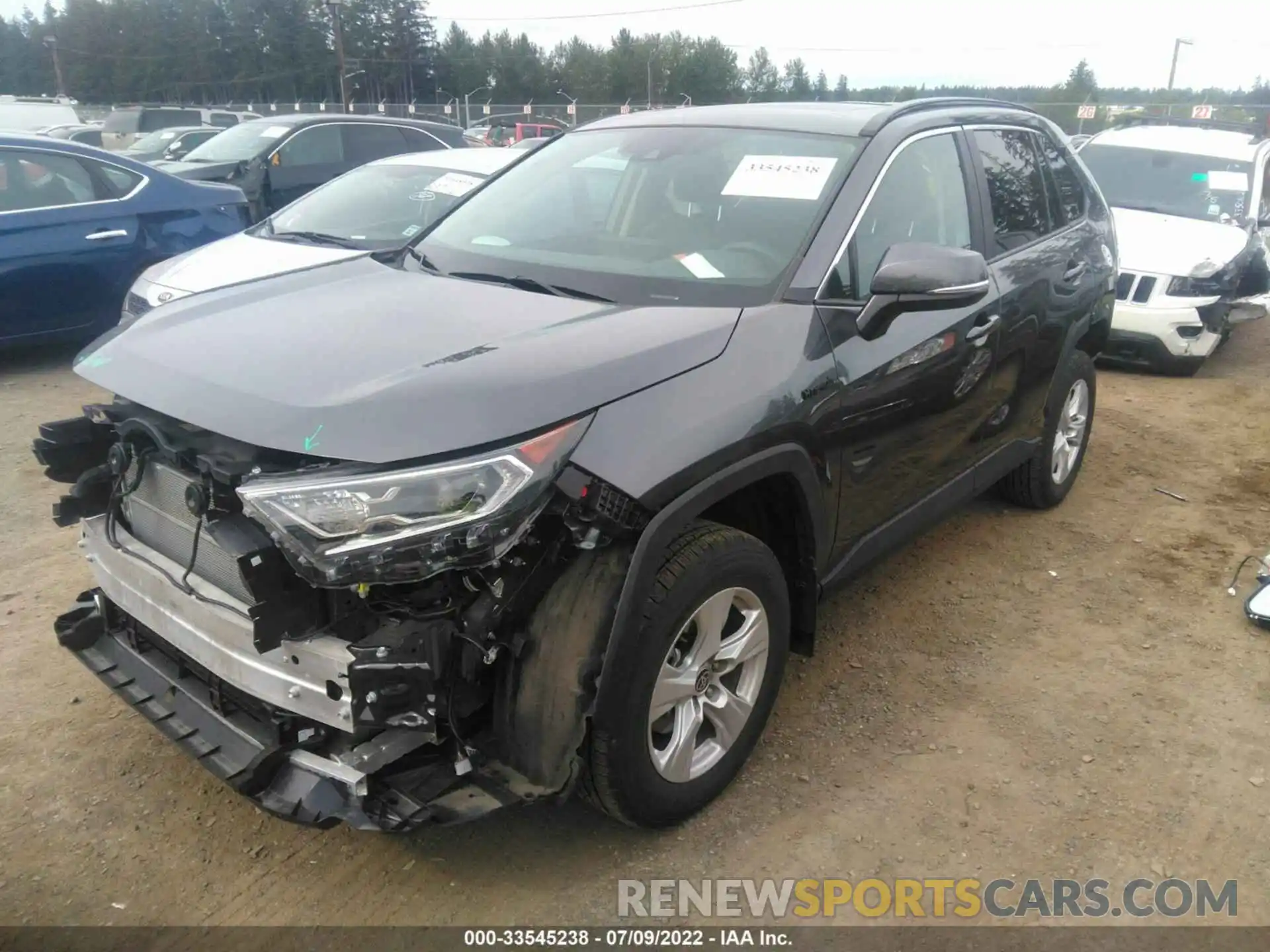 2 Фотография поврежденного автомобиля 4T3RWRFV1MU022443 TOYOTA RAV4 2021