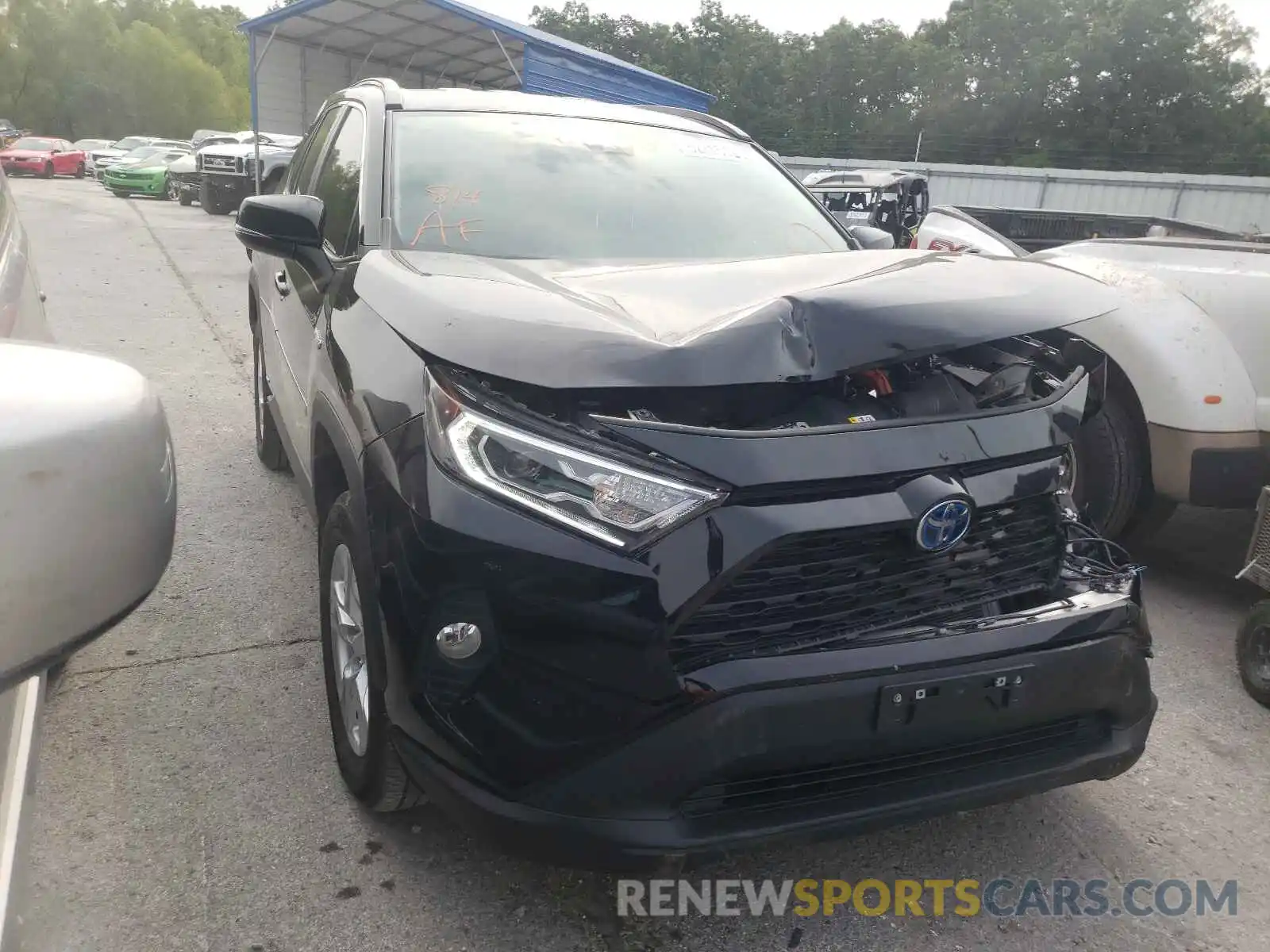 1 Photograph of a damaged car 4T3RWRFV2MU014335 TOYOTA RAV4 2021