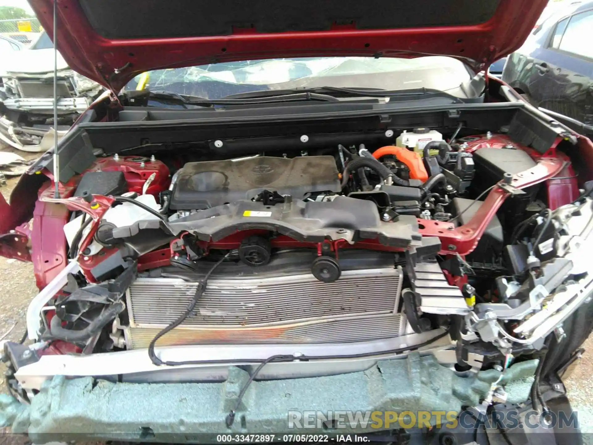 10 Фотография поврежденного автомобиля 4T3RWRFV2MU020040 TOYOTA RAV4 2021