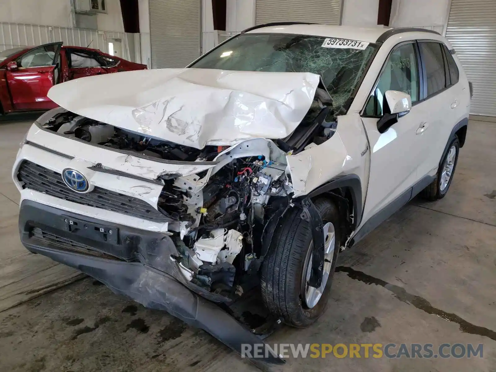 2 Photograph of a damaged car 4T3RWRFV2MU020104 TOYOTA RAV4 2021