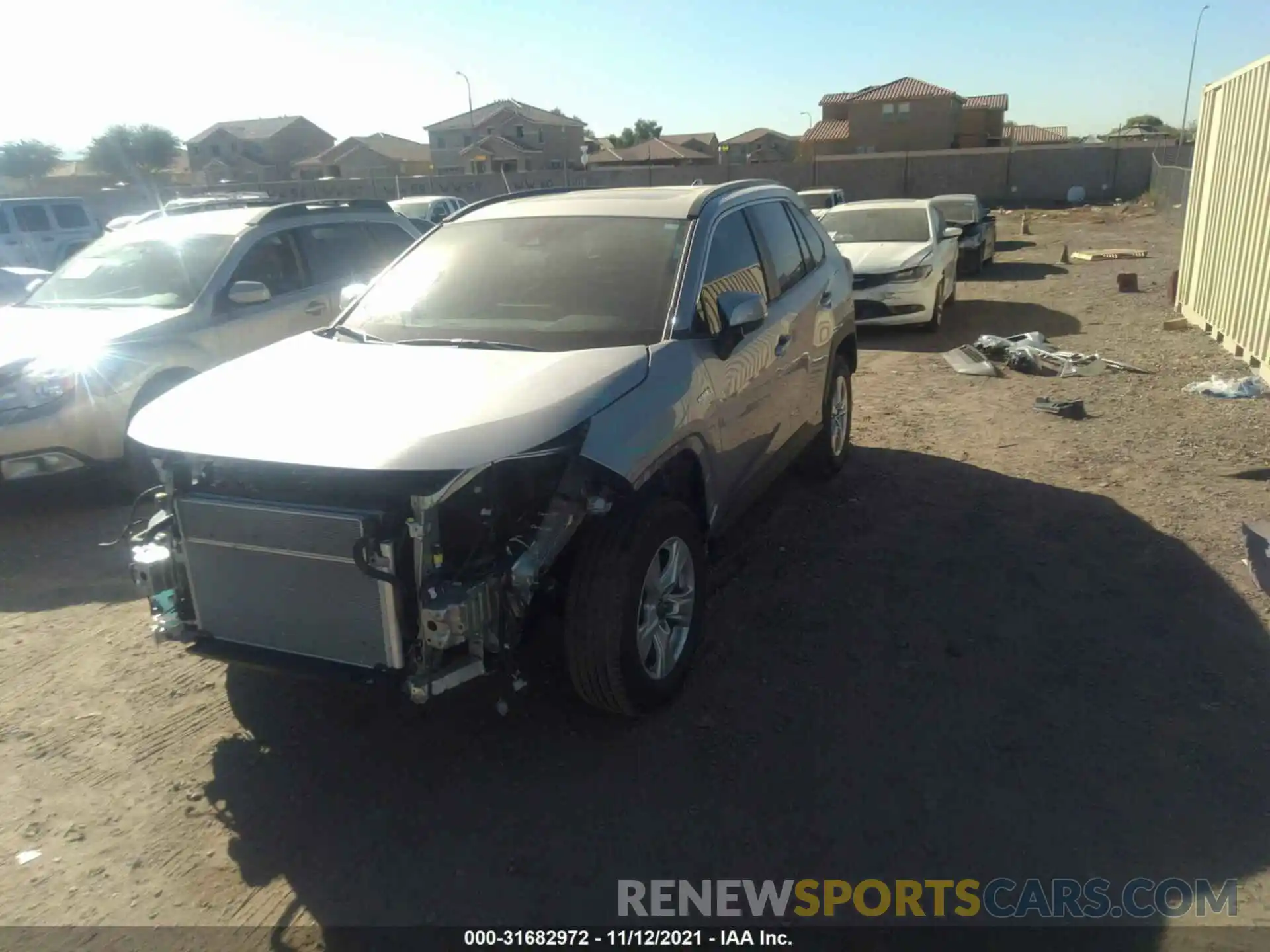 2 Photograph of a damaged car 4T3RWRFV2MU024170 TOYOTA RAV4 2021