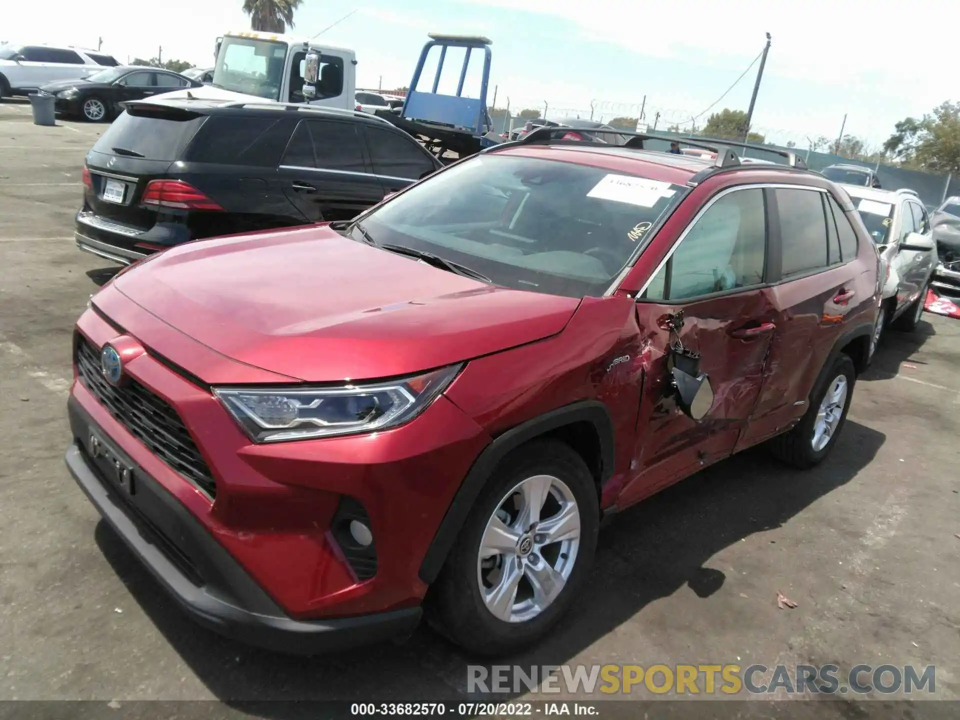 2 Photograph of a damaged car 4T3RWRFV2MU024265 TOYOTA RAV4 2021