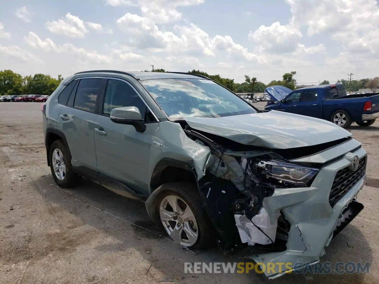 1 Photograph of a damaged car 4T3RWRFV2MU025271 TOYOTA RAV4 2021