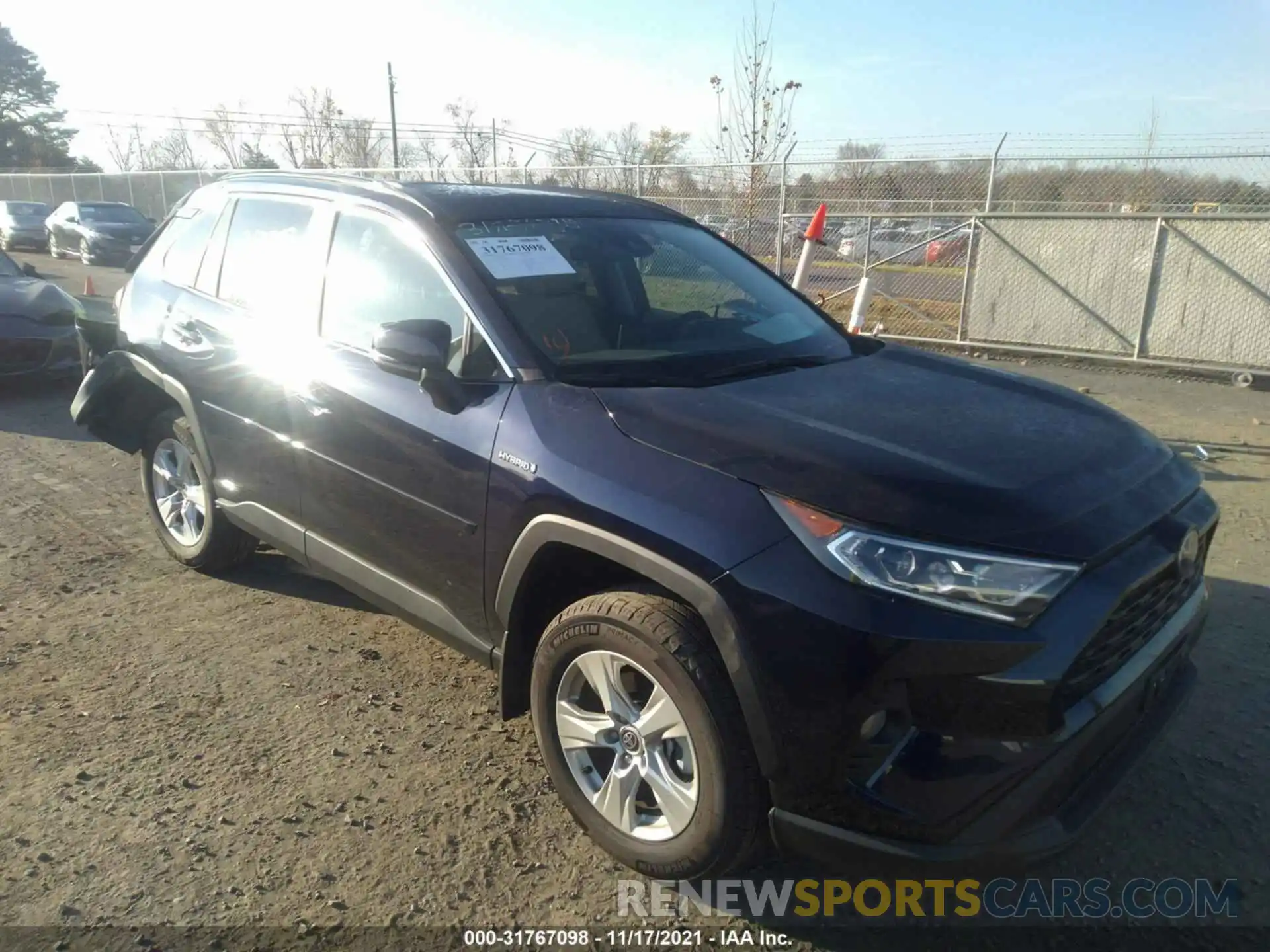 1 Photograph of a damaged car 4T3RWRFV2MU026937 TOYOTA RAV4 2021