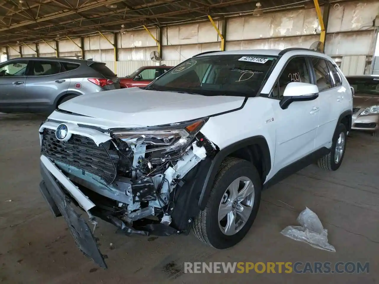 2 Photograph of a damaged car 4T3RWRFV2MU036870 TOYOTA RAV4 2021