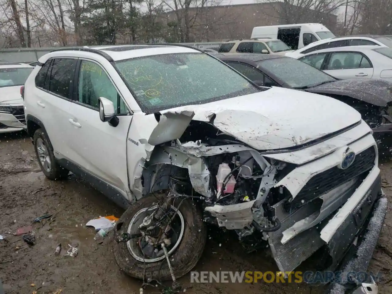 1 Photograph of a damaged car 4T3RWRFV2MU046007 TOYOTA RAV4 2021