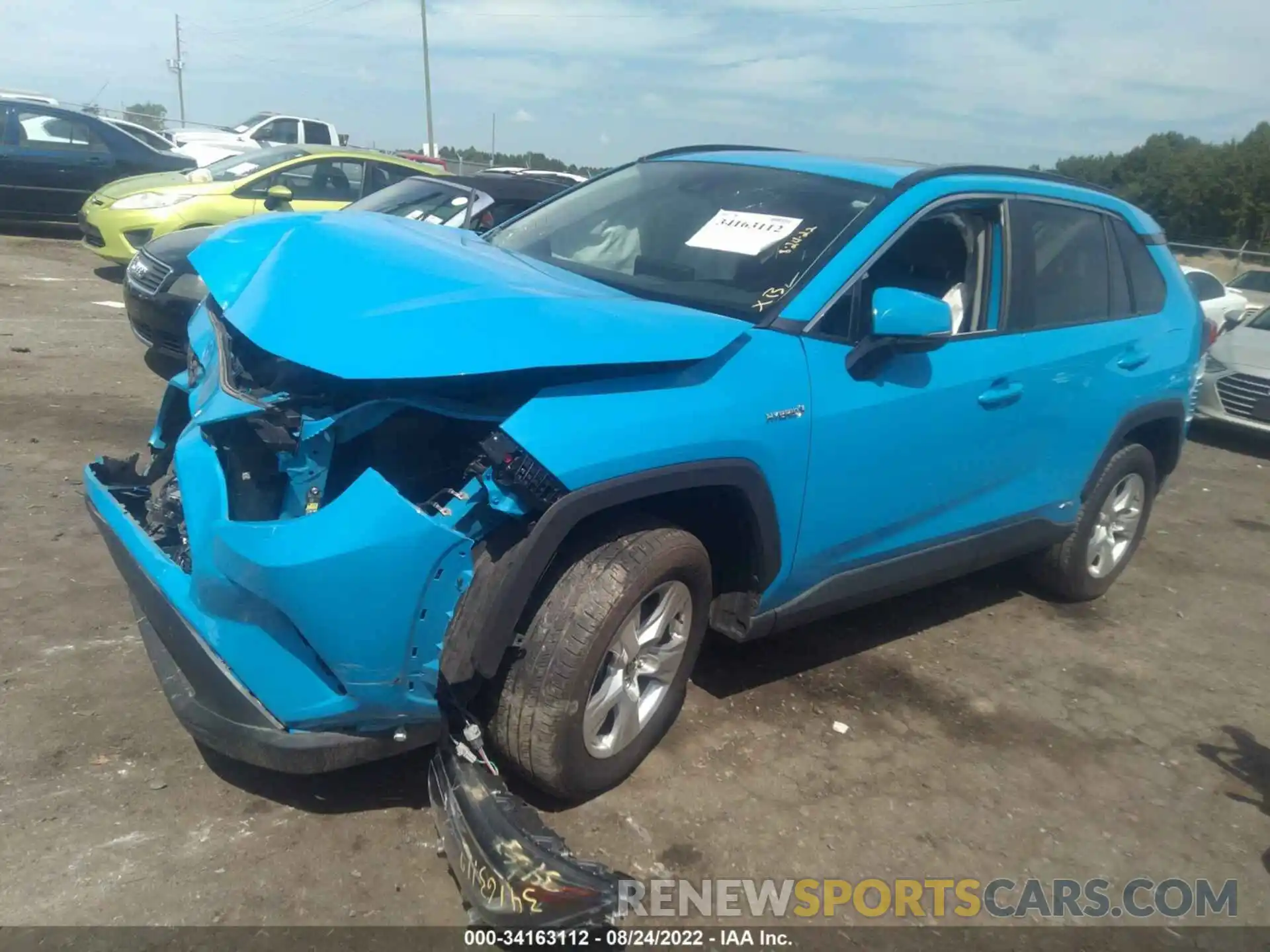 2 Photograph of a damaged car 4T3RWRFV3MU013971 TOYOTA RAV4 2021