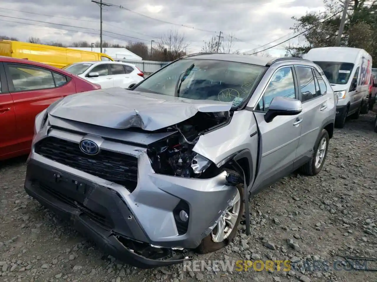 2 Photograph of a damaged car 4T3RWRFV3MU015056 TOYOTA RAV4 2021