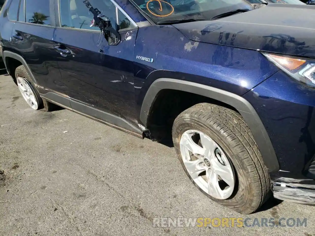 9 Photograph of a damaged car 4T3RWRFV3MU021486 TOYOTA RAV4 2021