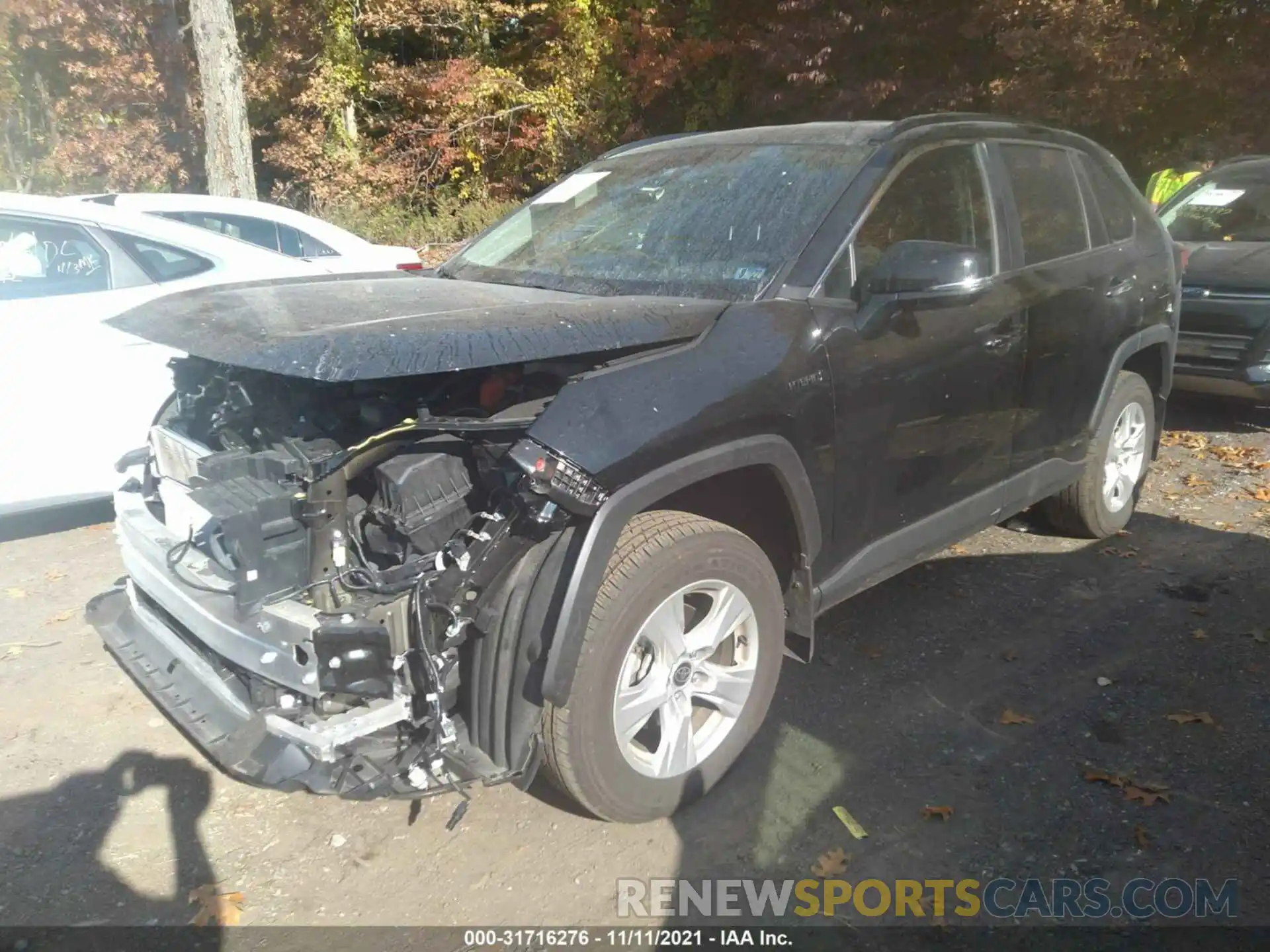 2 Photograph of a damaged car 4T3RWRFV3MU021794 TOYOTA RAV4 2021