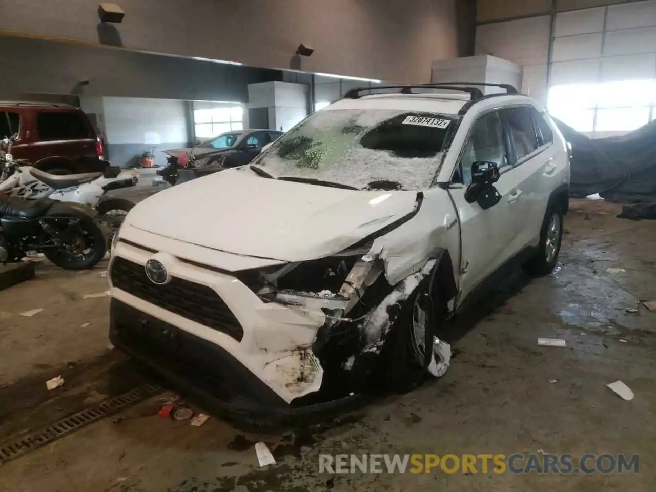 2 Photograph of a damaged car 4T3RWRFV3MU031483 TOYOTA RAV4 2021