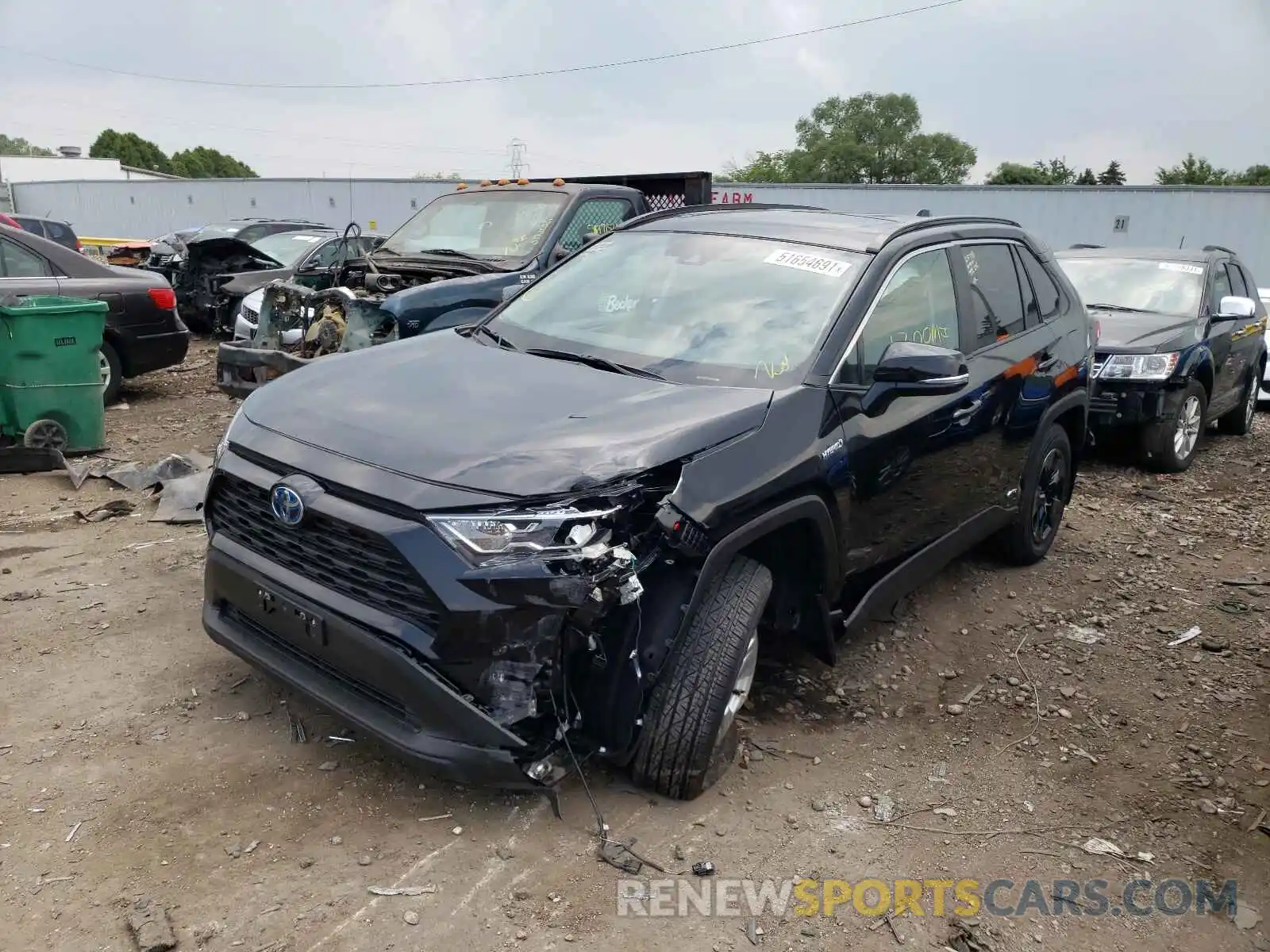 2 Фотография поврежденного автомобиля 4T3RWRFV4MU017009 TOYOTA RAV4 2021