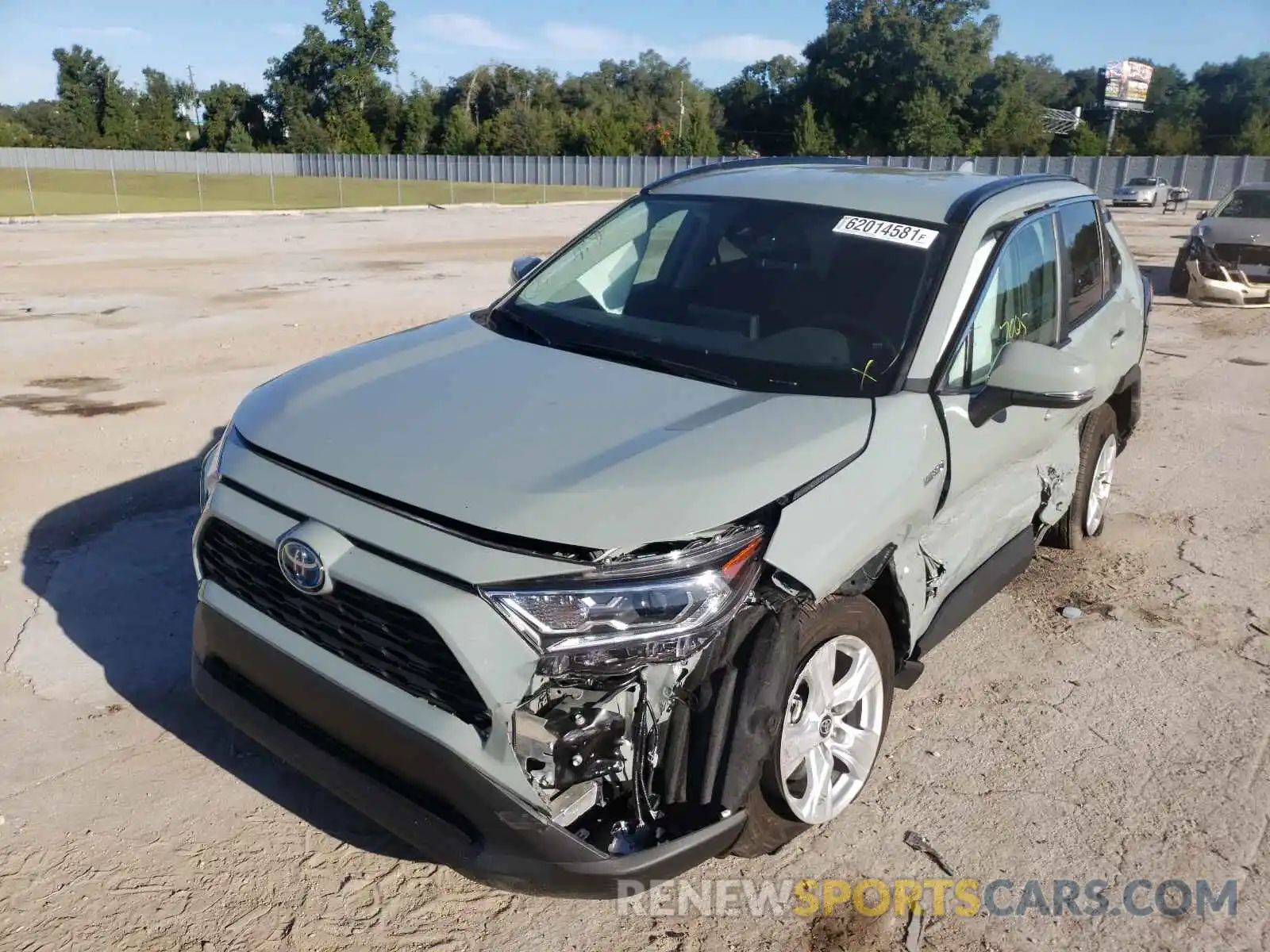 2 Photograph of a damaged car 4T3RWRFV4MU019598 TOYOTA RAV4 2021