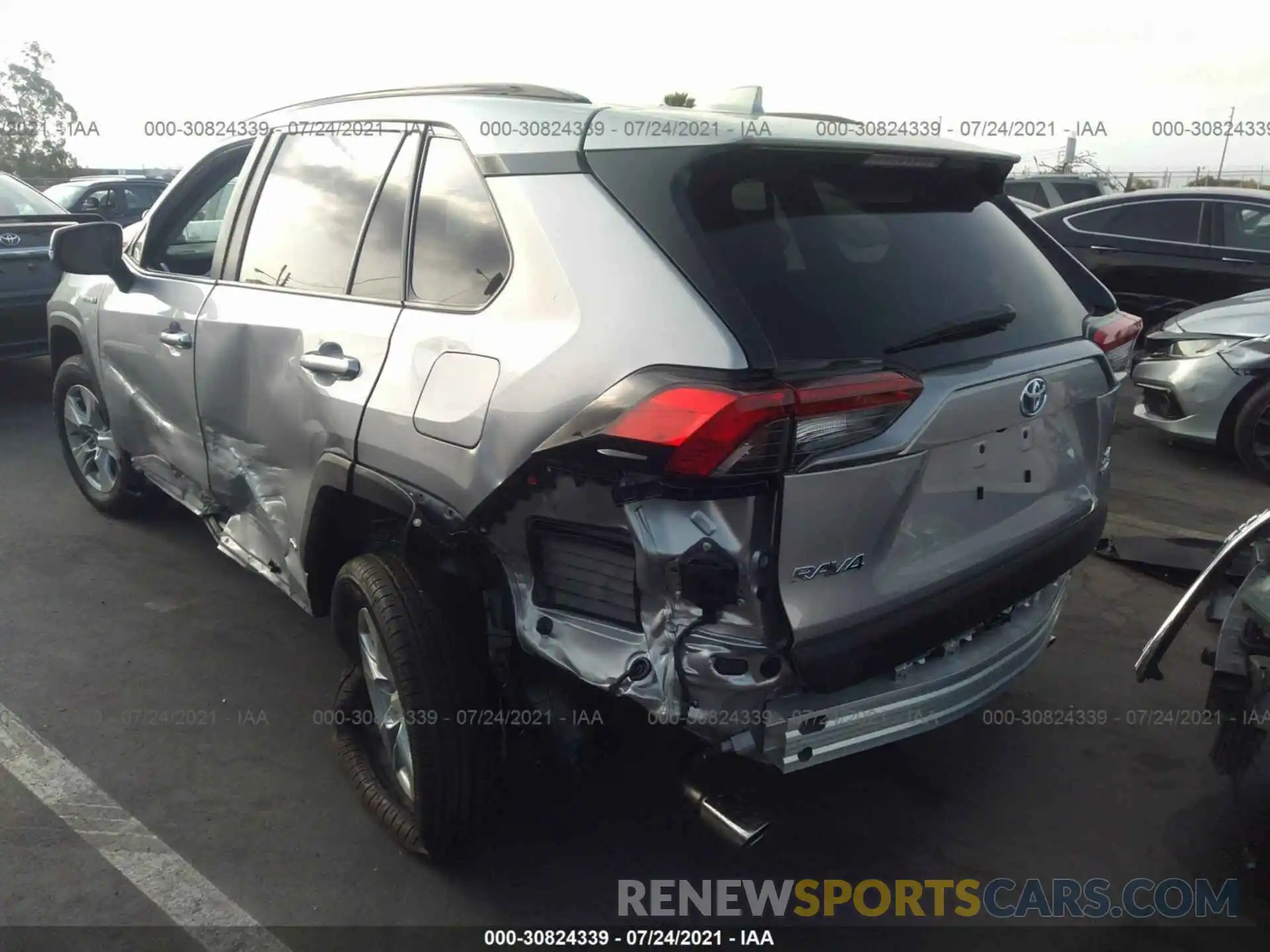 6 Photograph of a damaged car 4T3RWRFV4MU019987 TOYOTA RAV4 2021