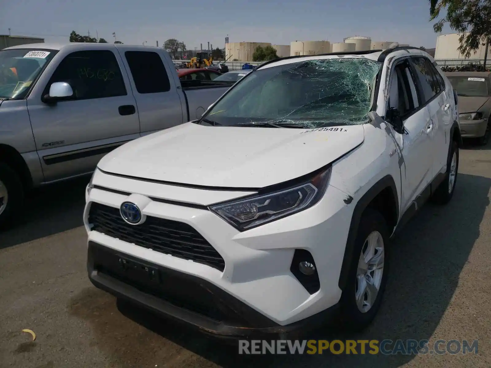 2 Photograph of a damaged car 4T3RWRFV4MU022629 TOYOTA RAV4 2021