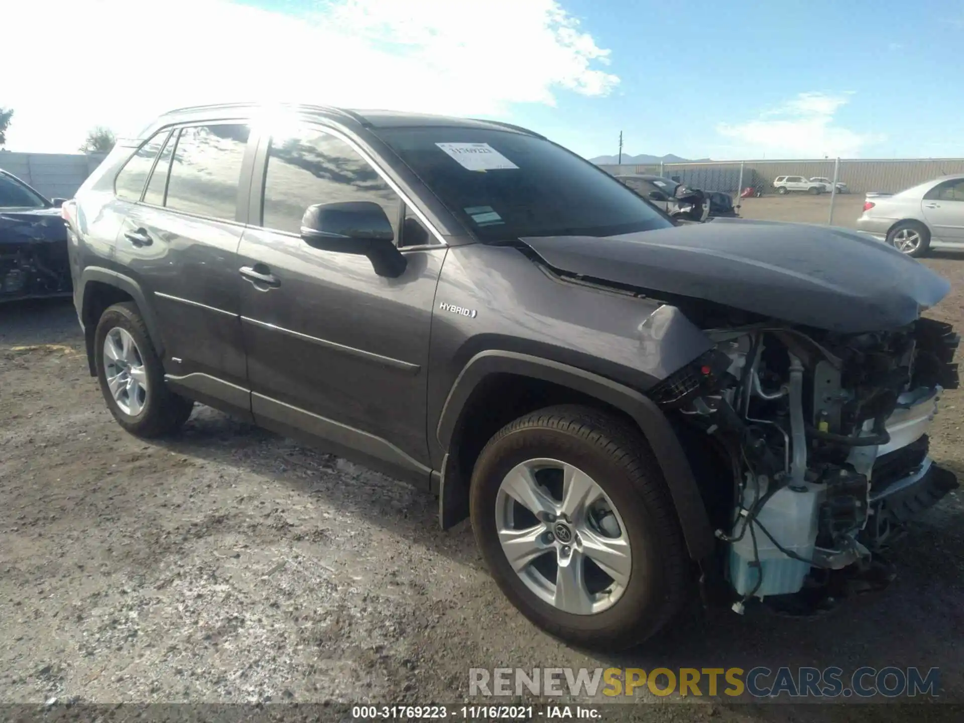 1 Photograph of a damaged car 4T3RWRFV4MU022761 TOYOTA RAV4 2021