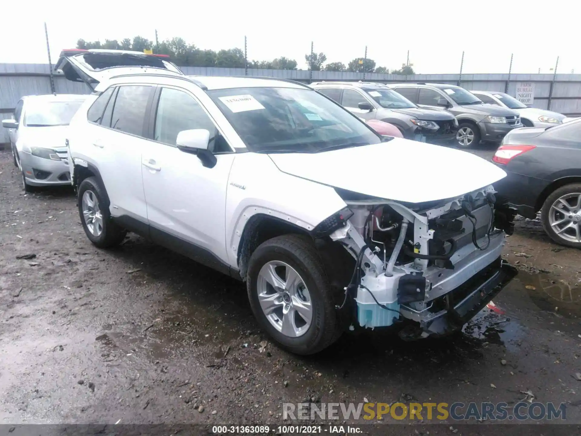 1 Photograph of a damaged car 4T3RWRFV4MU023327 TOYOTA RAV4 2021