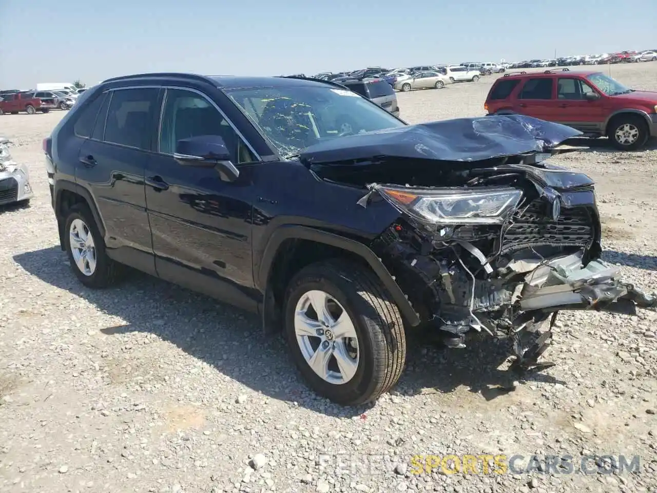 1 Photograph of a damaged car 4T3RWRFV4MU029600 TOYOTA RAV4 2021