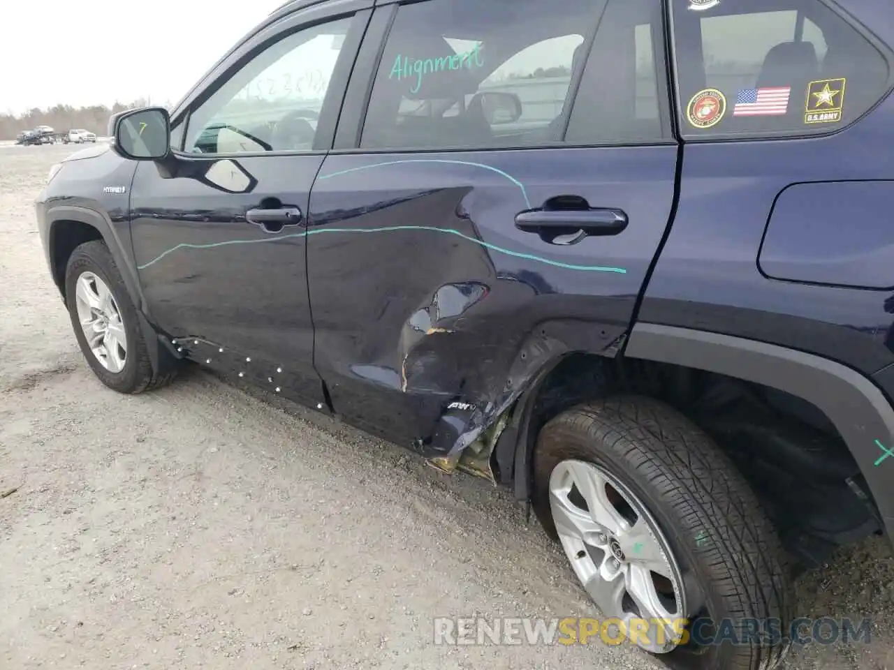 9 Photograph of a damaged car 4T3RWRFV4MU029760 TOYOTA RAV4 2021