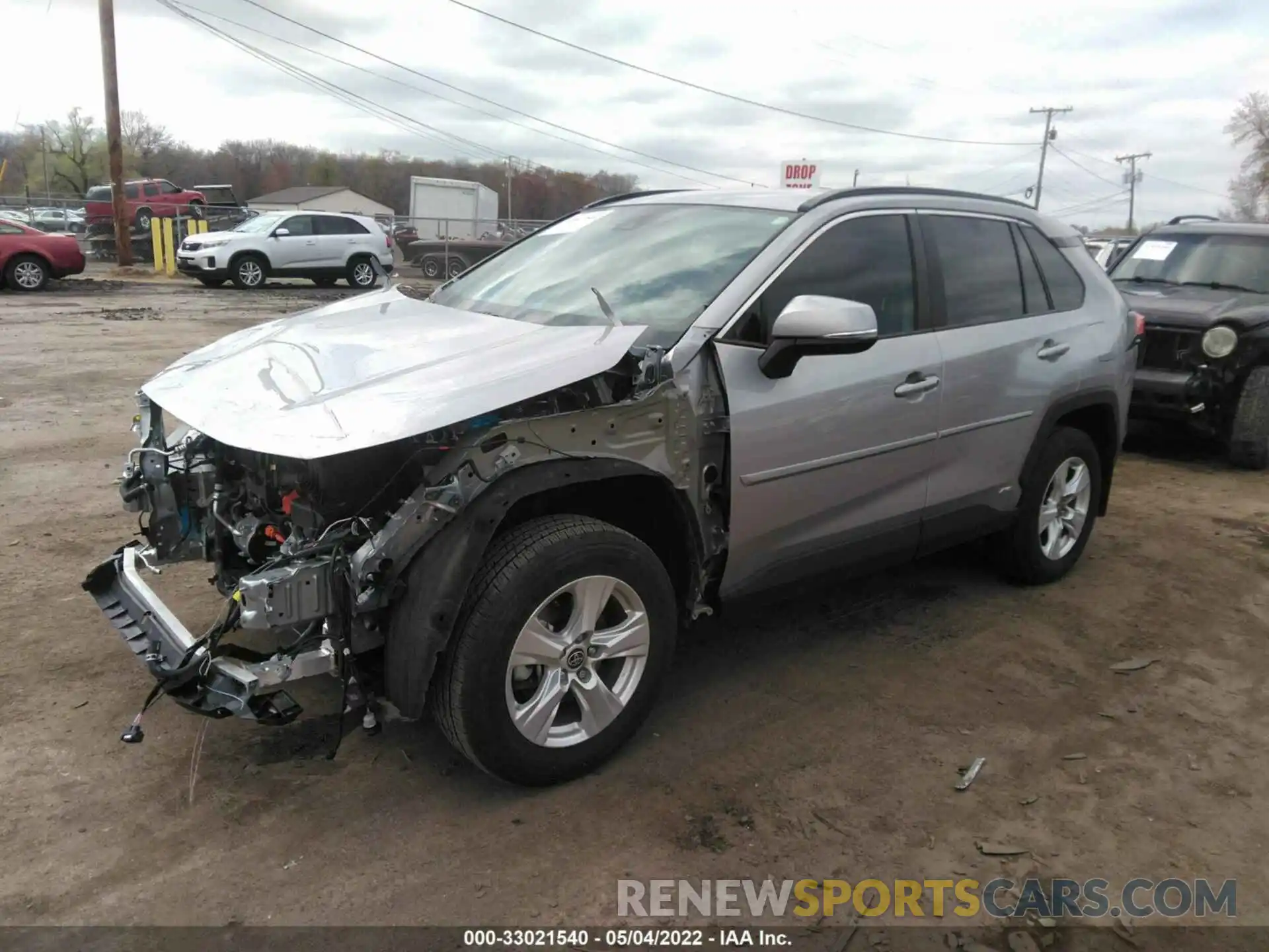 2 Фотография поврежденного автомобиля 4T3RWRFV4MU043691 TOYOTA RAV4 2021