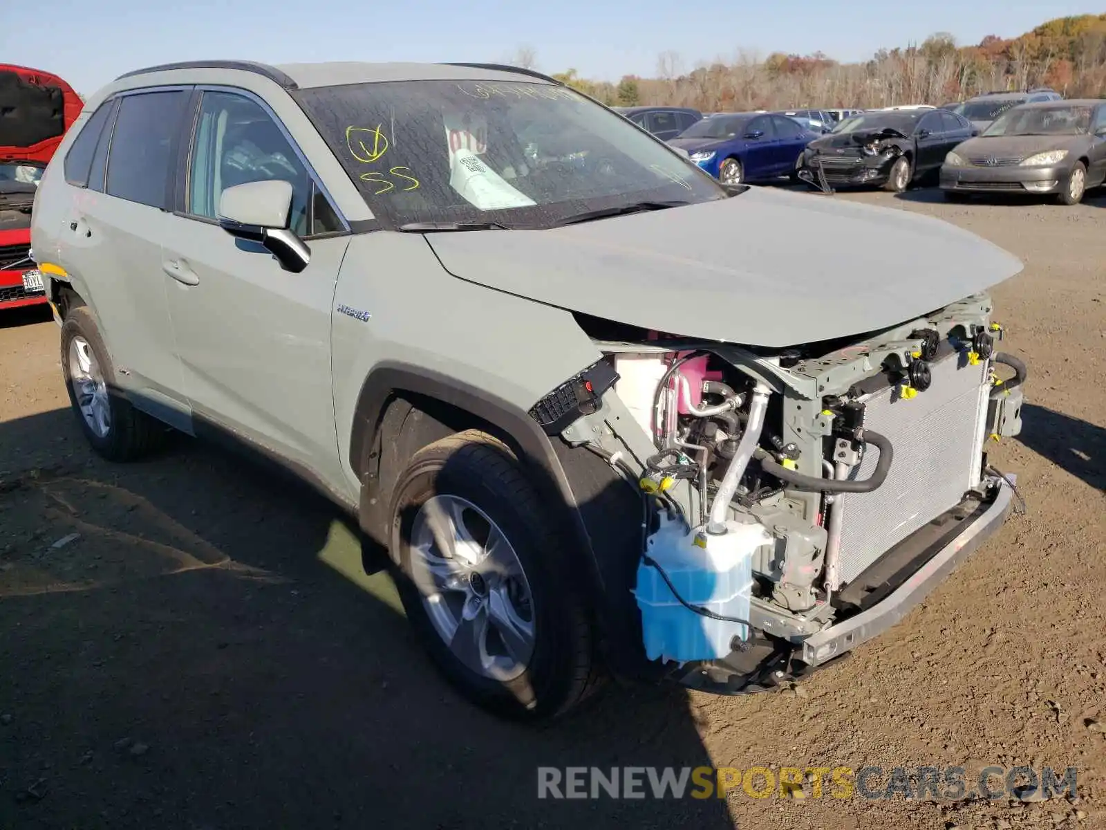 1 Photograph of a damaged car 4T3RWRFV5MU030710 TOYOTA RAV4 2021