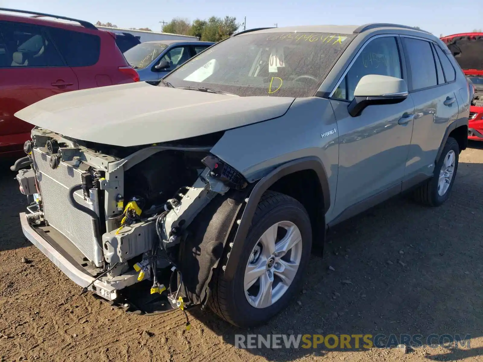 2 Photograph of a damaged car 4T3RWRFV5MU030710 TOYOTA RAV4 2021