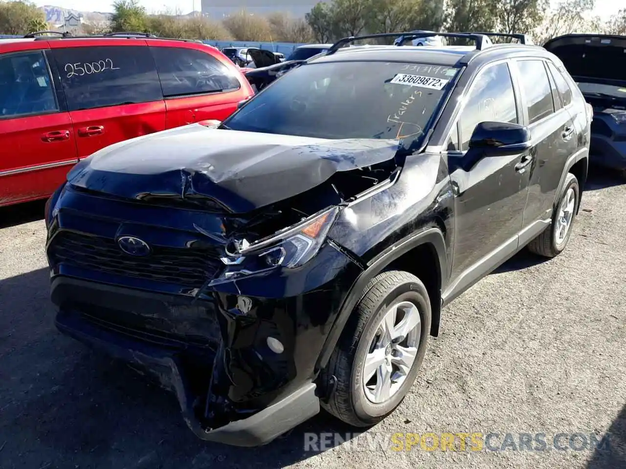 2 Photograph of a damaged car 4T3RWRFV5MU042534 TOYOTA RAV4 2021