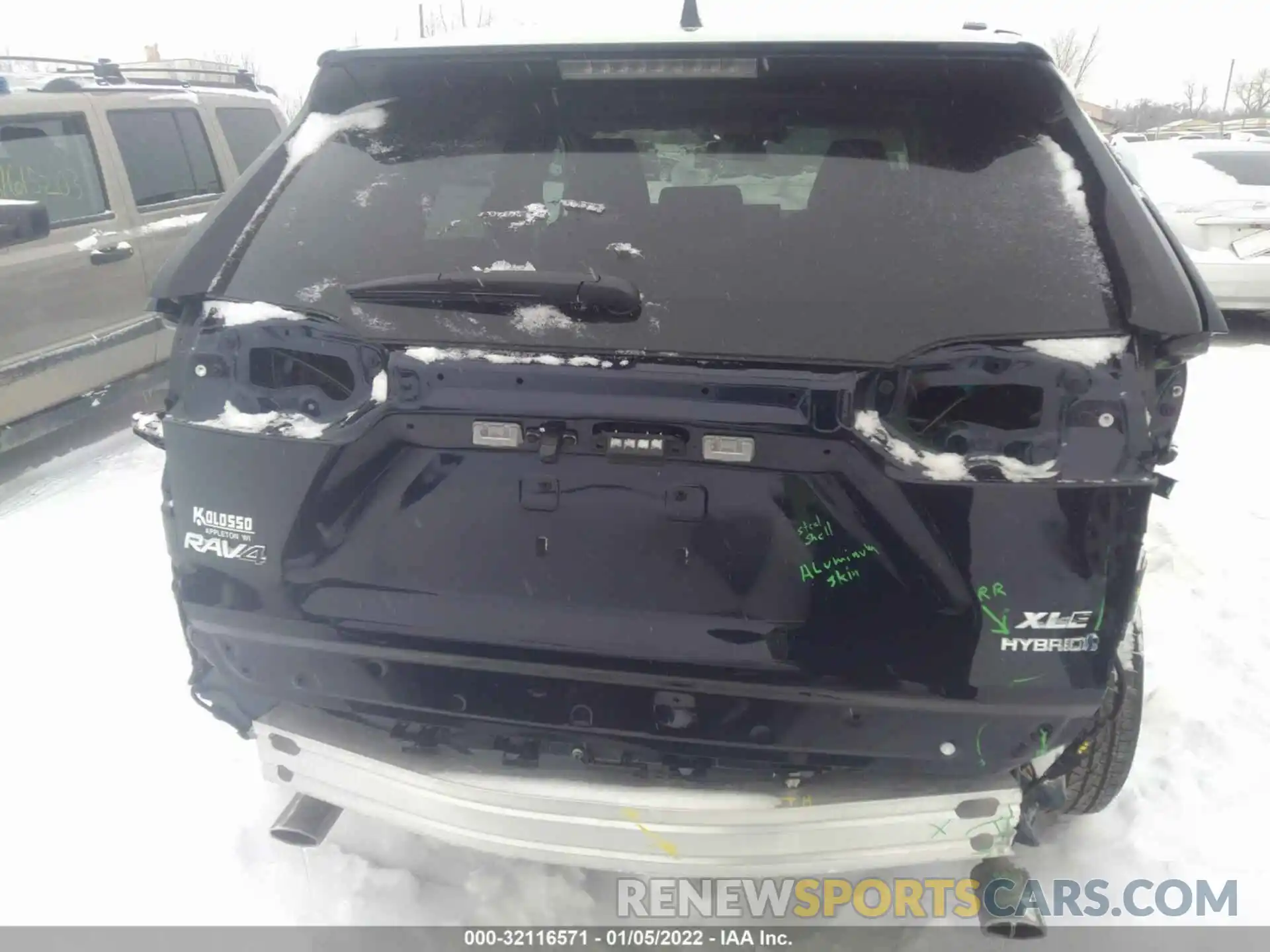 6 Фотография поврежденного автомобиля 4T3RWRFV5MU043361 TOYOTA RAV4 2021