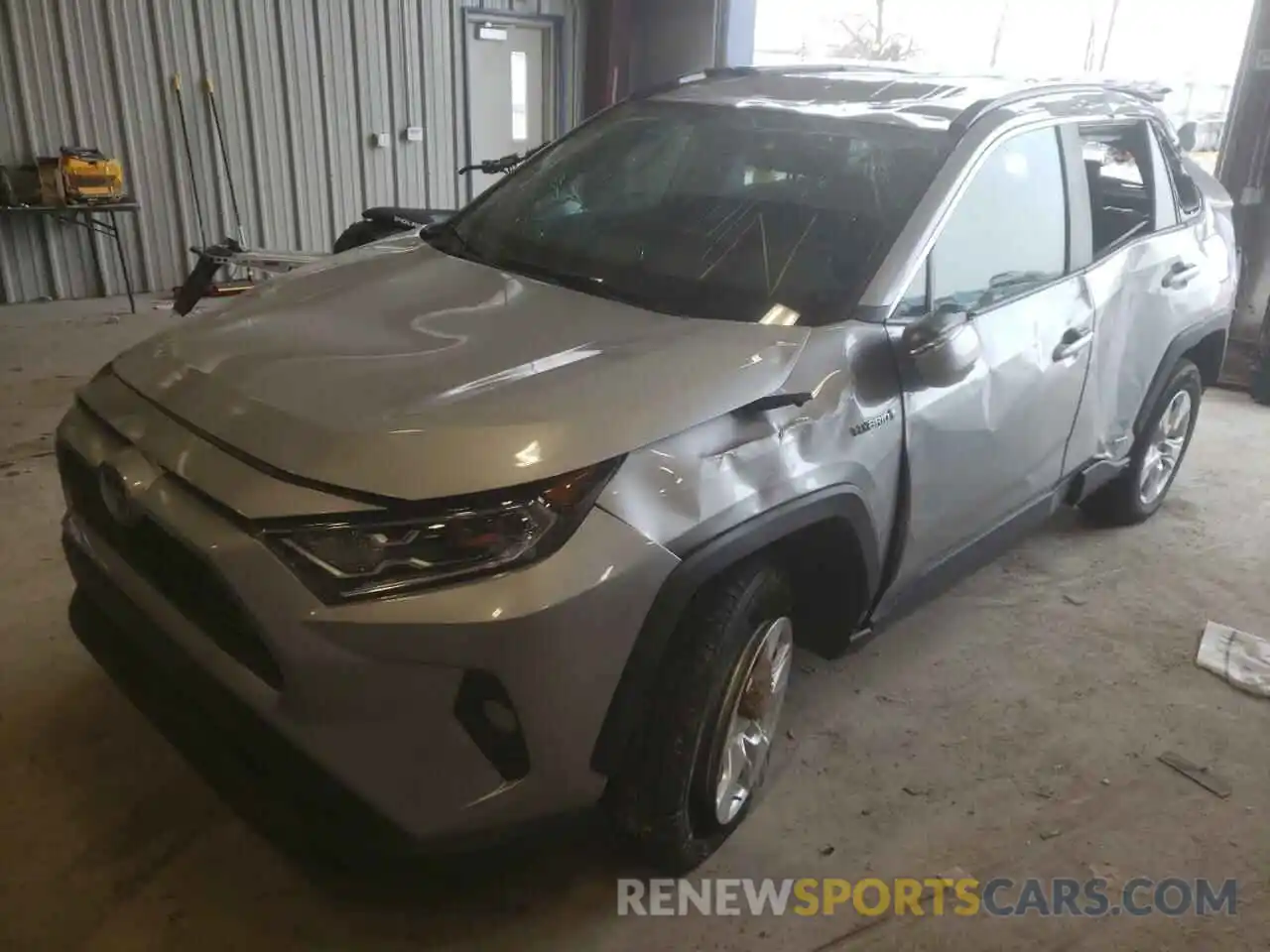 2 Photograph of a damaged car 4T3RWRFV6MU016010 TOYOTA RAV4 2021