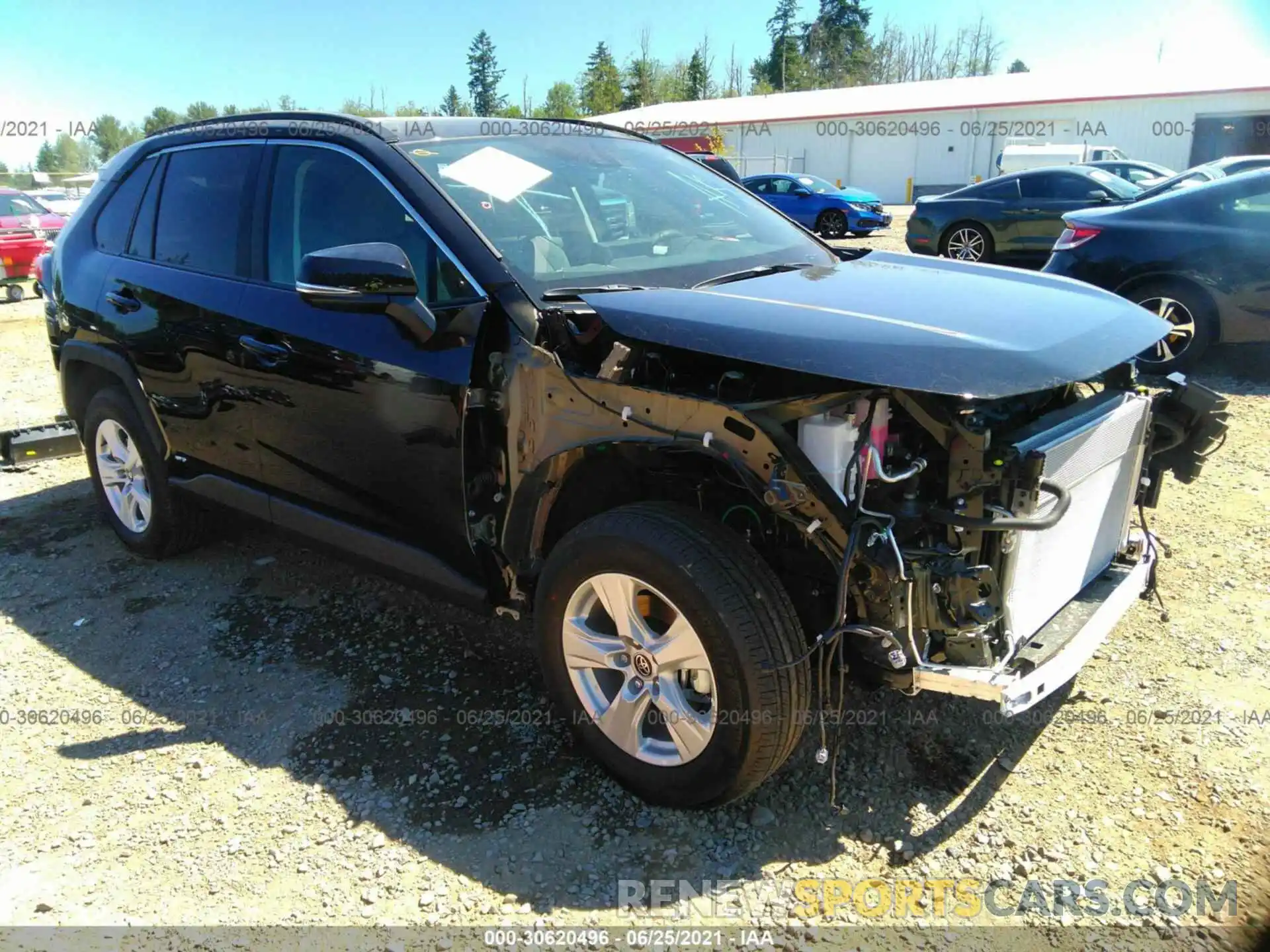 1 Photograph of a damaged car 4T3RWRFV6MU017822 TOYOTA RAV4 2021