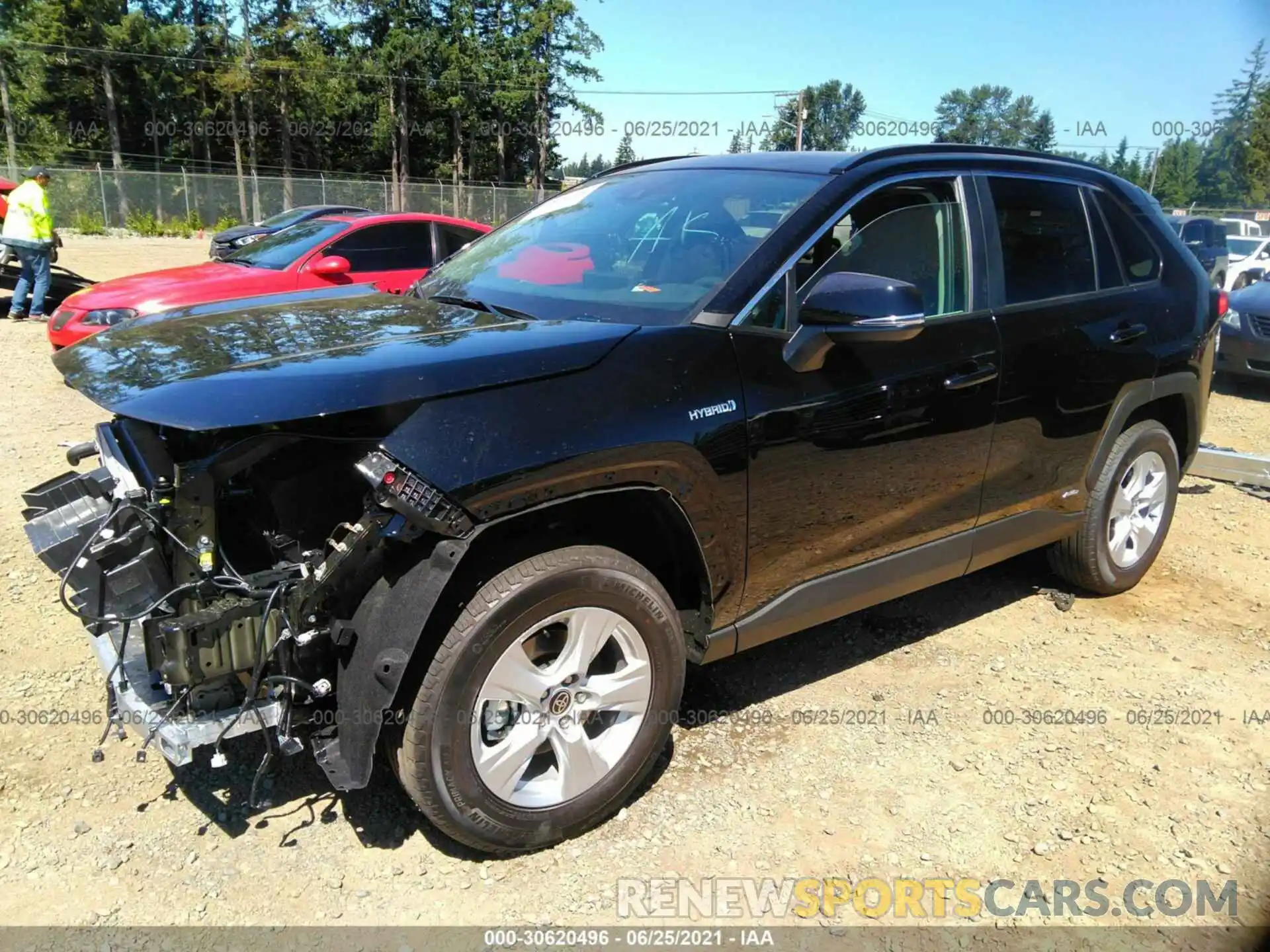 2 Photograph of a damaged car 4T3RWRFV6MU017822 TOYOTA RAV4 2021