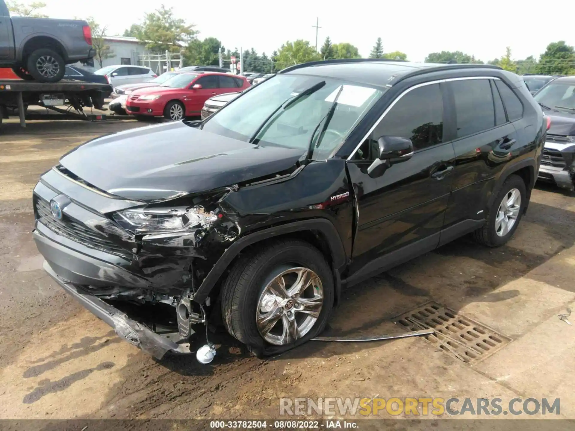 2 Photograph of a damaged car 4T3RWRFV6MU020364 TOYOTA RAV4 2021