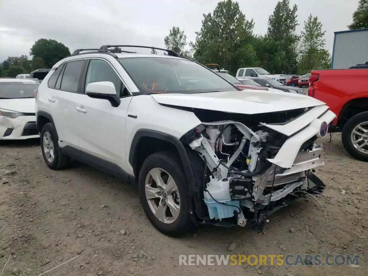 1 Photograph of a damaged car 4T3RWRFV6MU048245 TOYOTA RAV4 2021