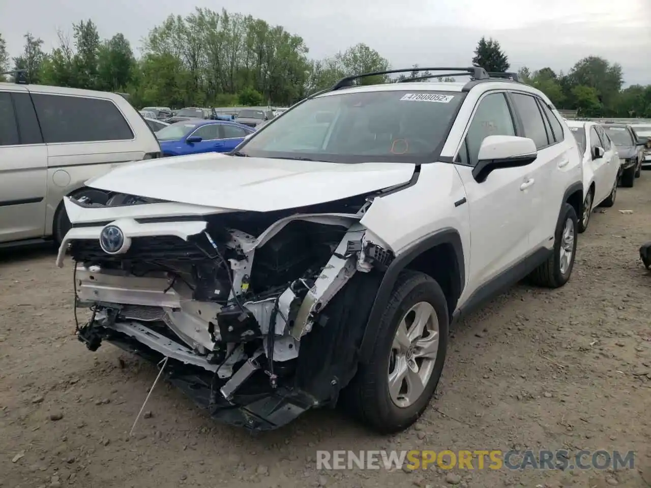 2 Photograph of a damaged car 4T3RWRFV6MU048245 TOYOTA RAV4 2021